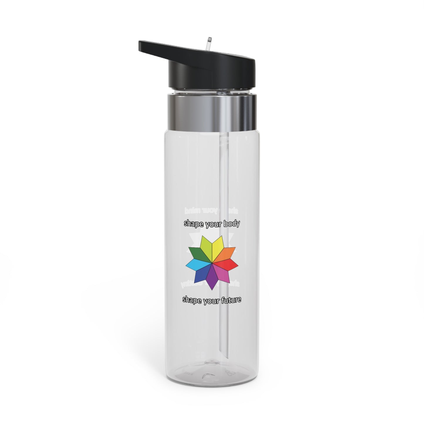 Motivational Sports Bottle - 20oz Tritan Water Bottle with 'Shape Your Mind, Shape Your Destiny' Design