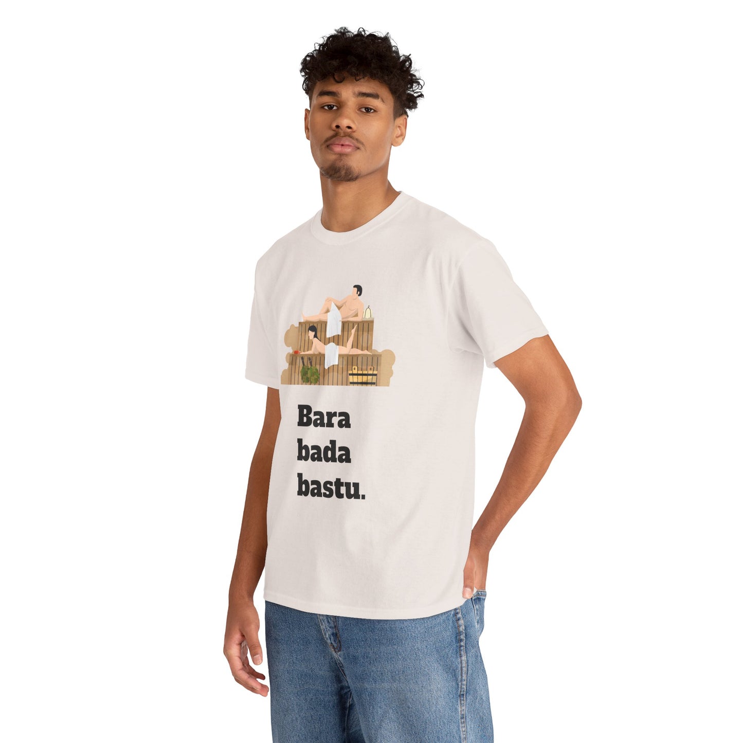 #1 Unisex Cotton Tee - Bara bada bastu!
