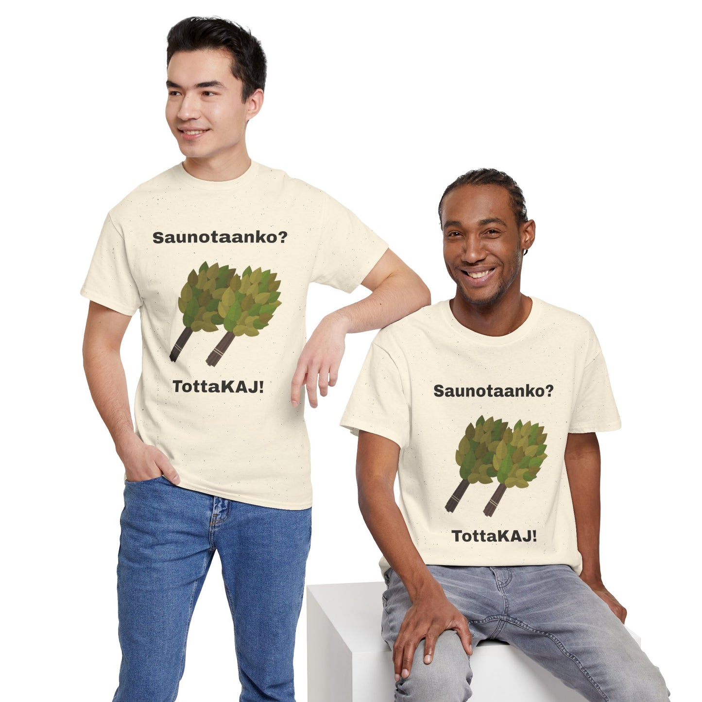 #3 Unisex Cotton Tee - Saunotaanko?