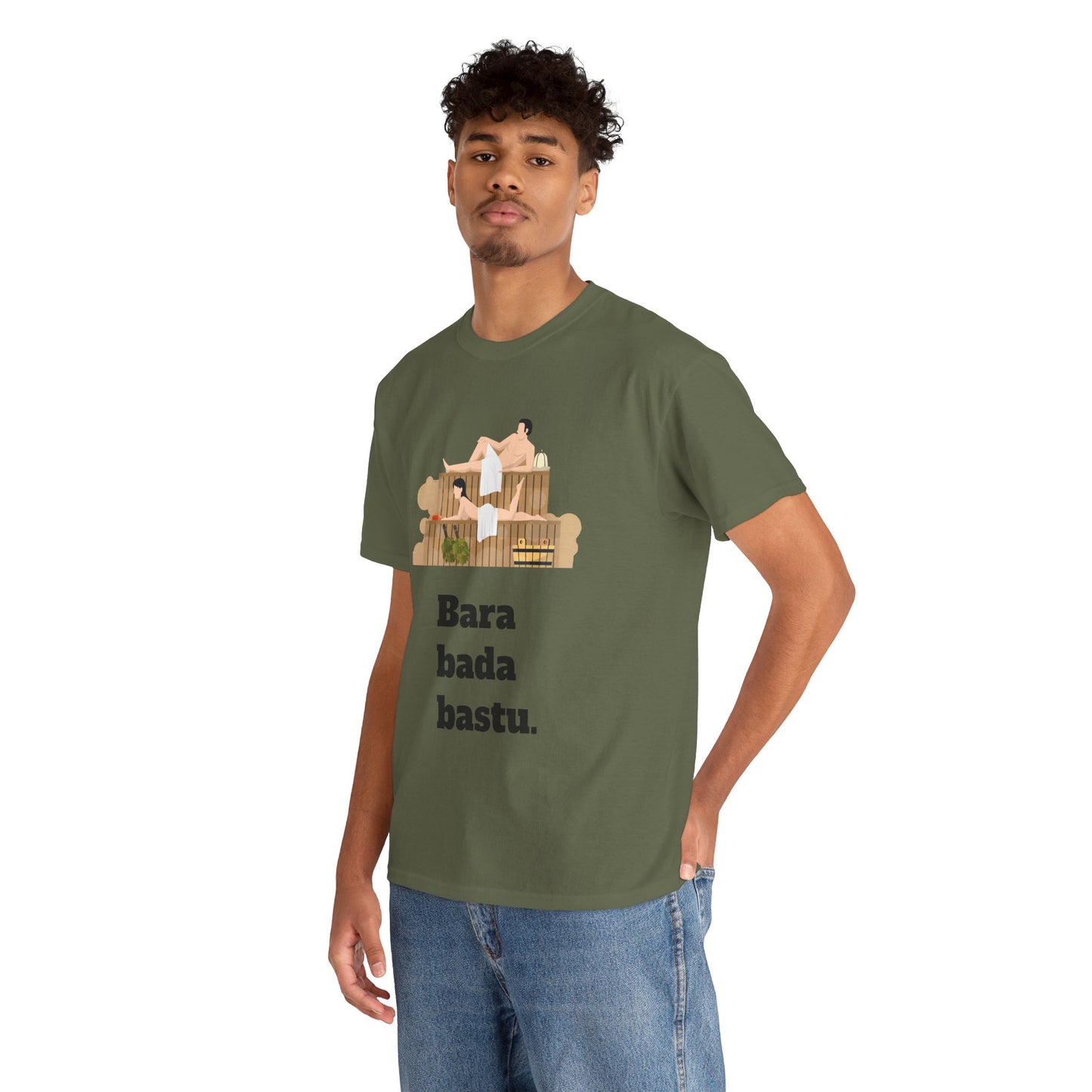 #1 Unisex Cotton Tee - Bara bada bastu!
