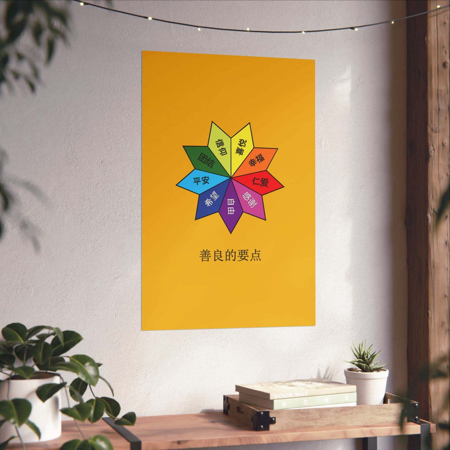 善良的要点, Matte Vertical Posters: 珍惜生命的价值基础,艺术海报, Wall Art