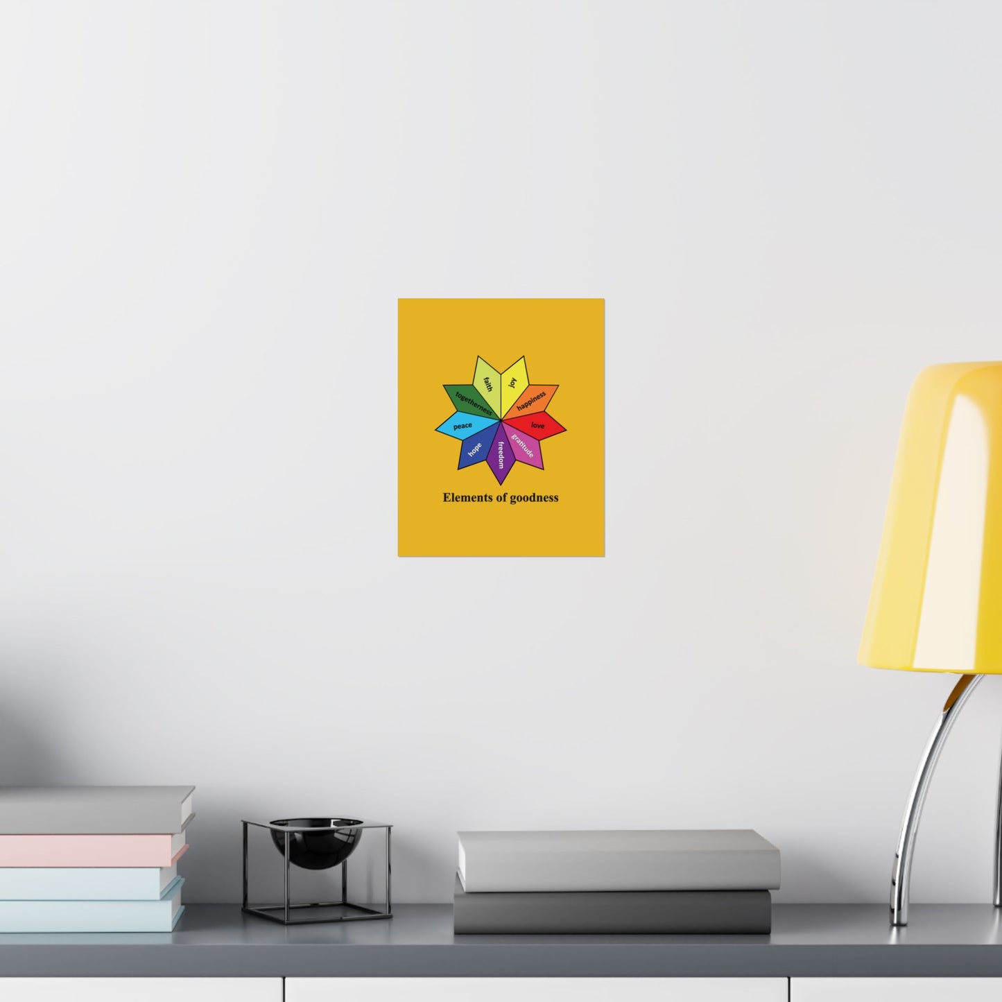 Elements of Goodness, Matte Vertical Posters: Cherish foundations of splendic life, Art Poster, Wall Art