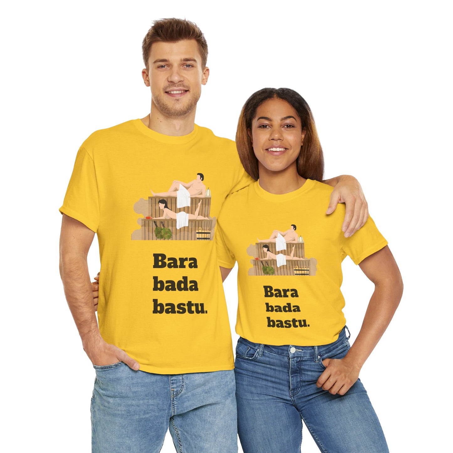 #1 Unisex Cotton Tee - Bara bada bastu!
