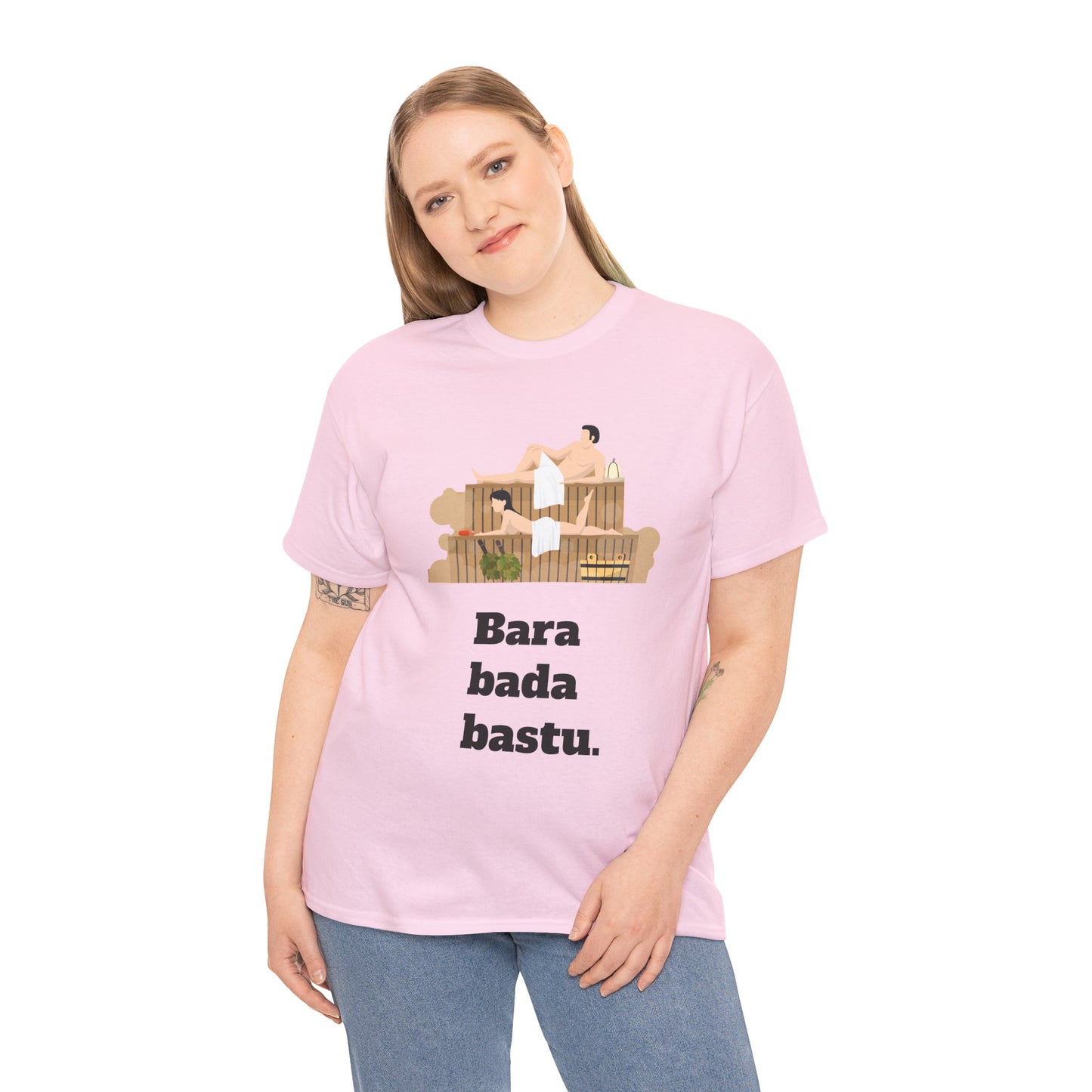 #1 Unisex Cotton Tee - Bara bada bastu!