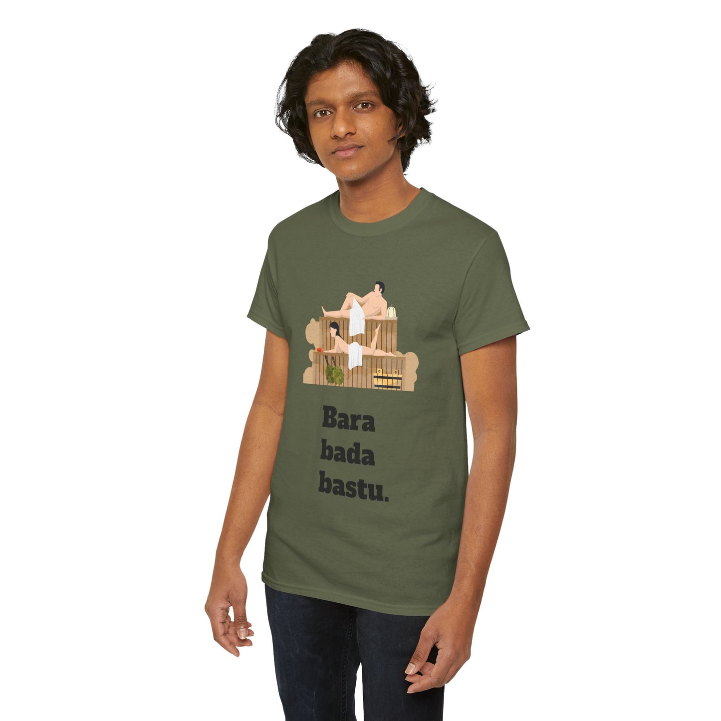 #1 Unisex Cotton Tee - Bara bada bastu!