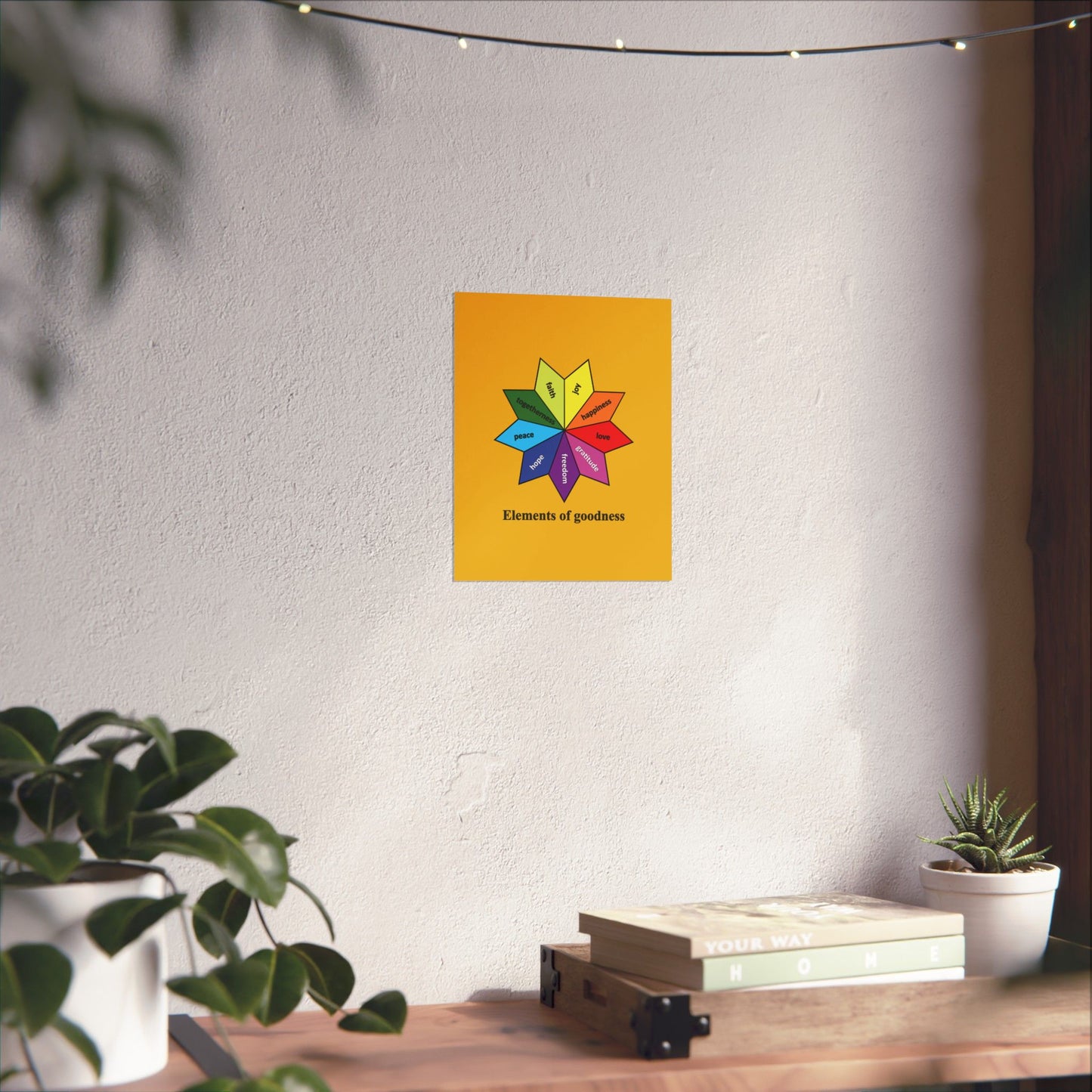 Elements of Goodness, Matte Vertical Posters: Cherish foundations of splendic life, Art Poster, Wall Art