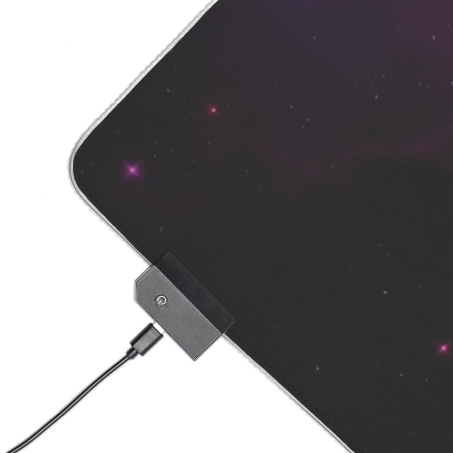 LED Gaming Mouse Pad - Cosmic Nebula Design with RGB Lighting