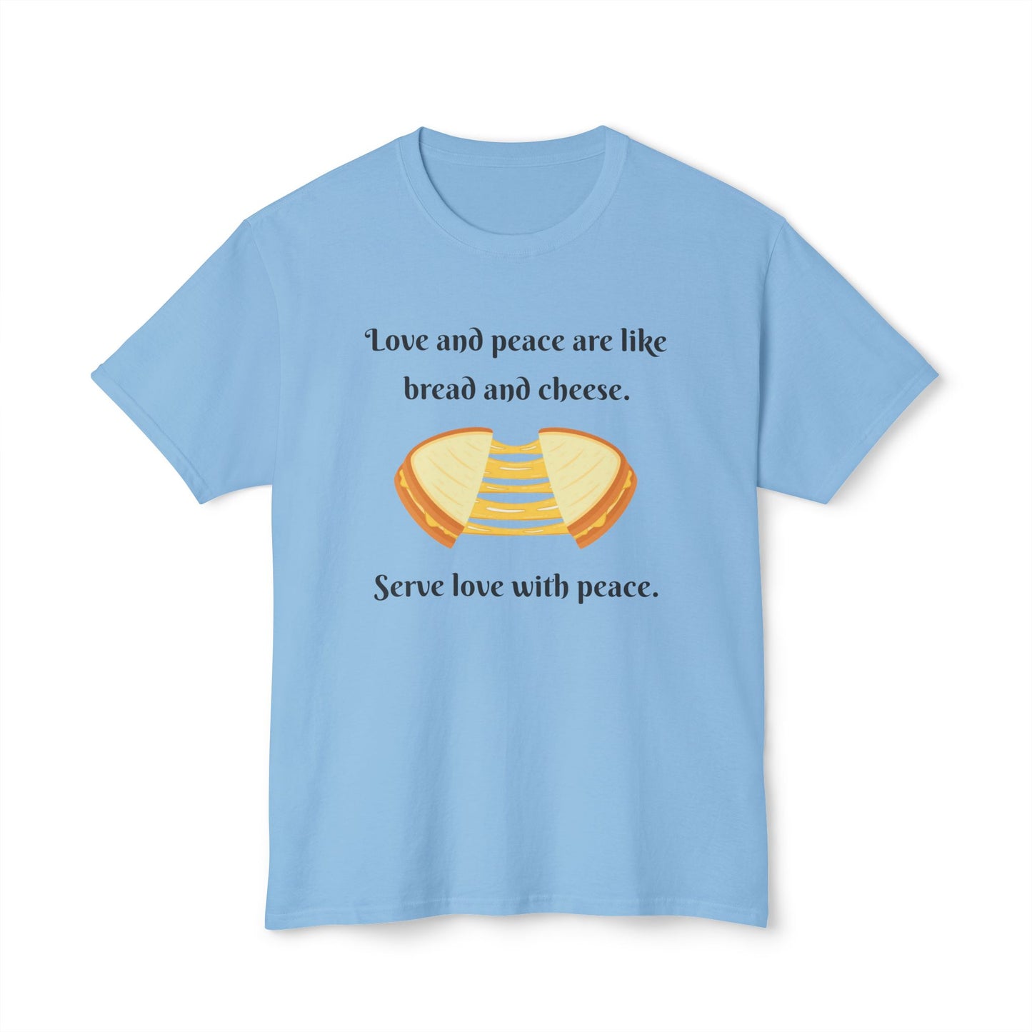 Love and Peace Funny Graphic T-Shirt | Unisex Cotton Tee