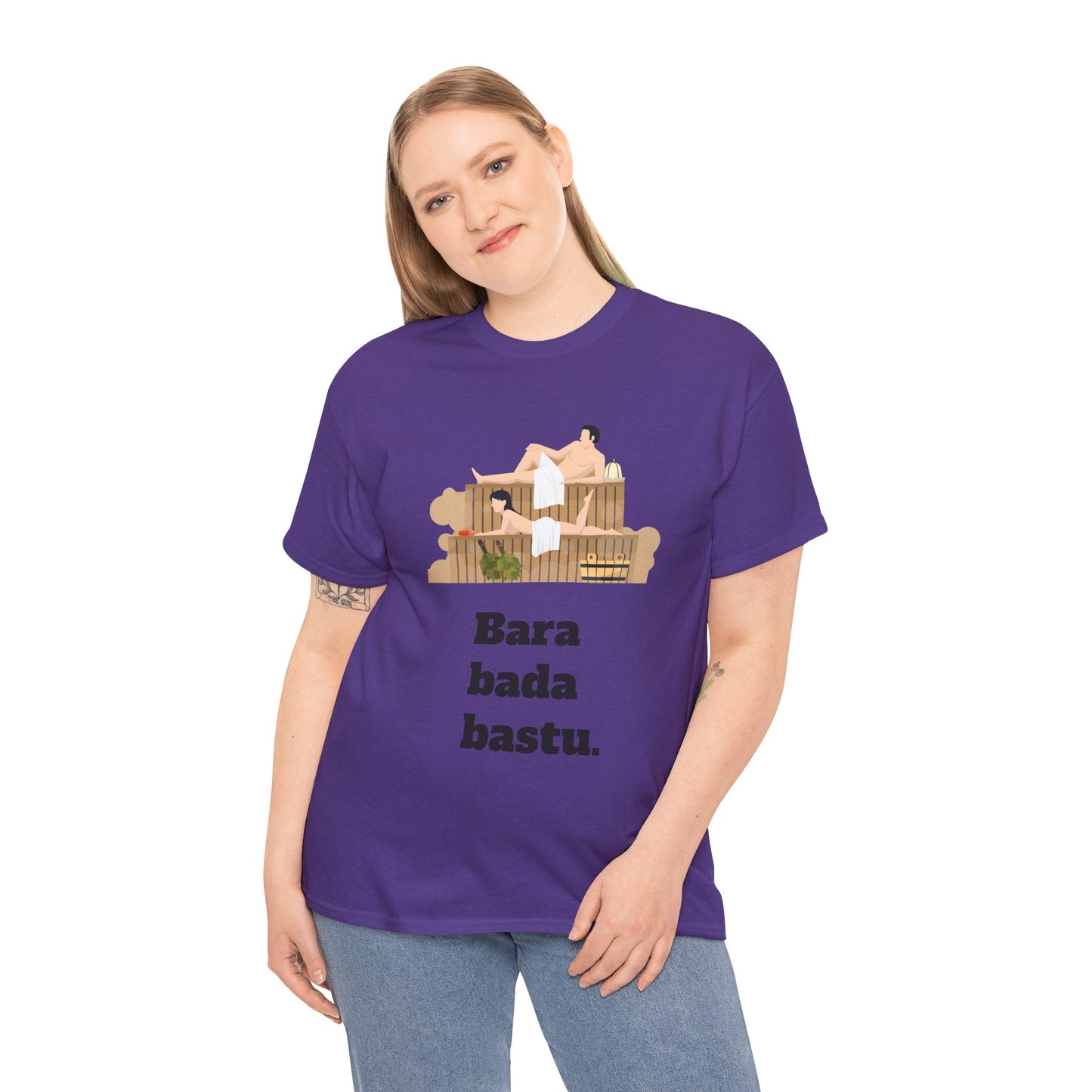 #1 Unisex Cotton Tee - Bara bada bastu!