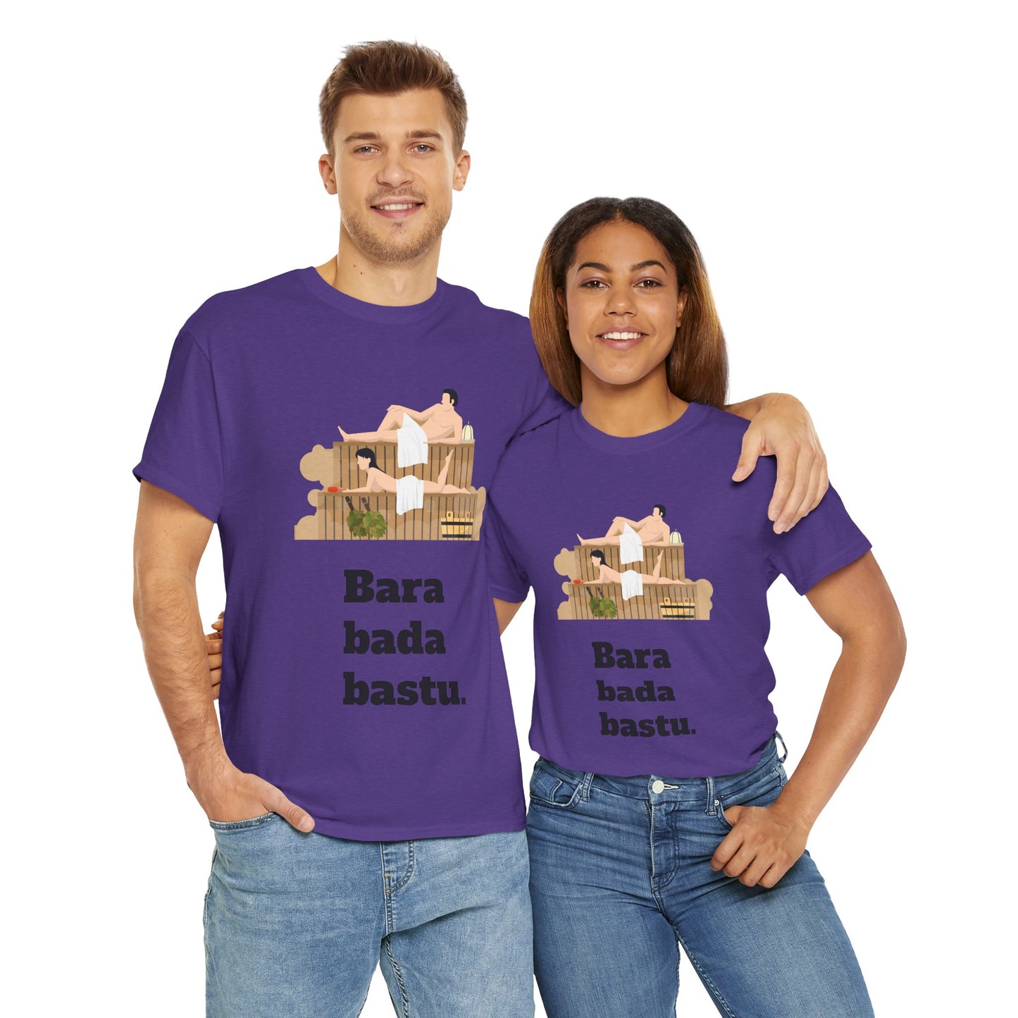 #1 Unisex Cotton Tee - Bara bada bastu!