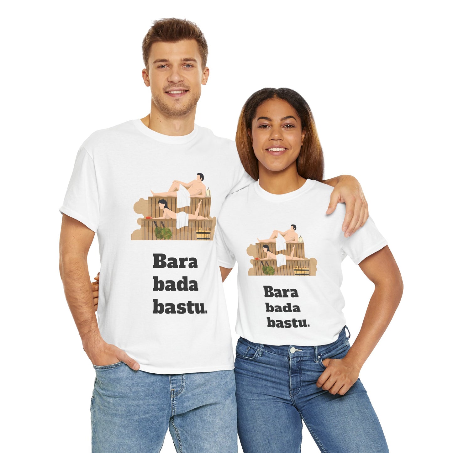 #1 Unisex Cotton Tee - Bara bada bastu!