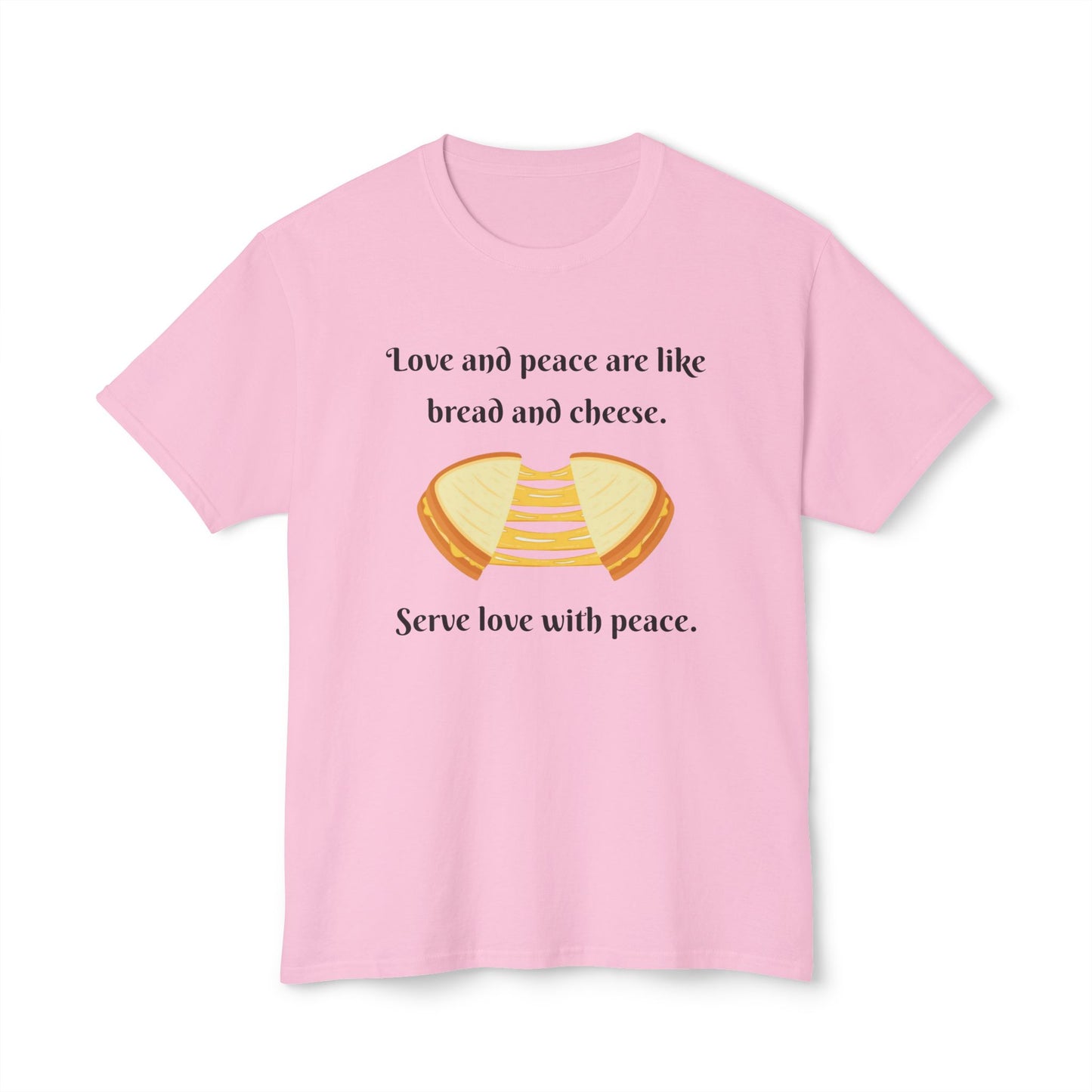 Love and Peace Funny Graphic T-Shirt | Unisex Cotton Tee