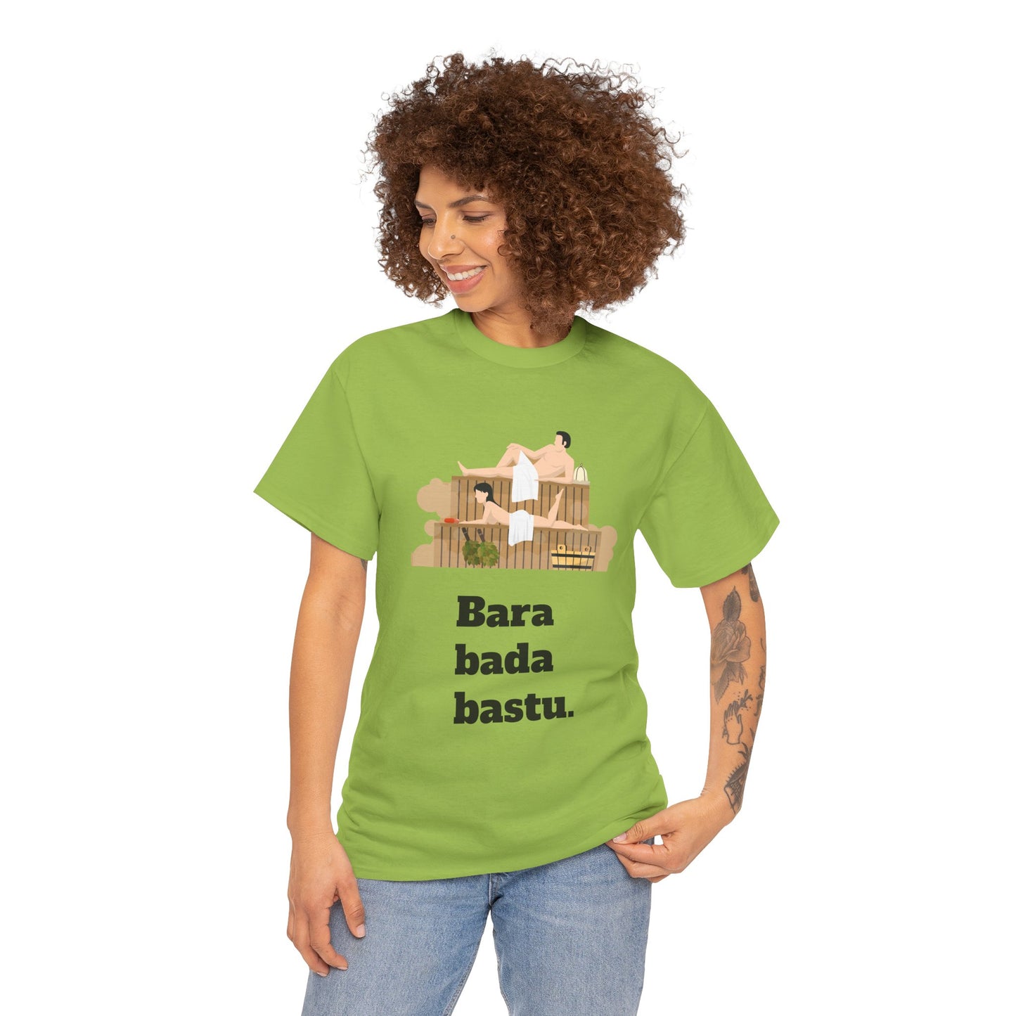 #1 Unisex Cotton Tee - Bara bada bastu!