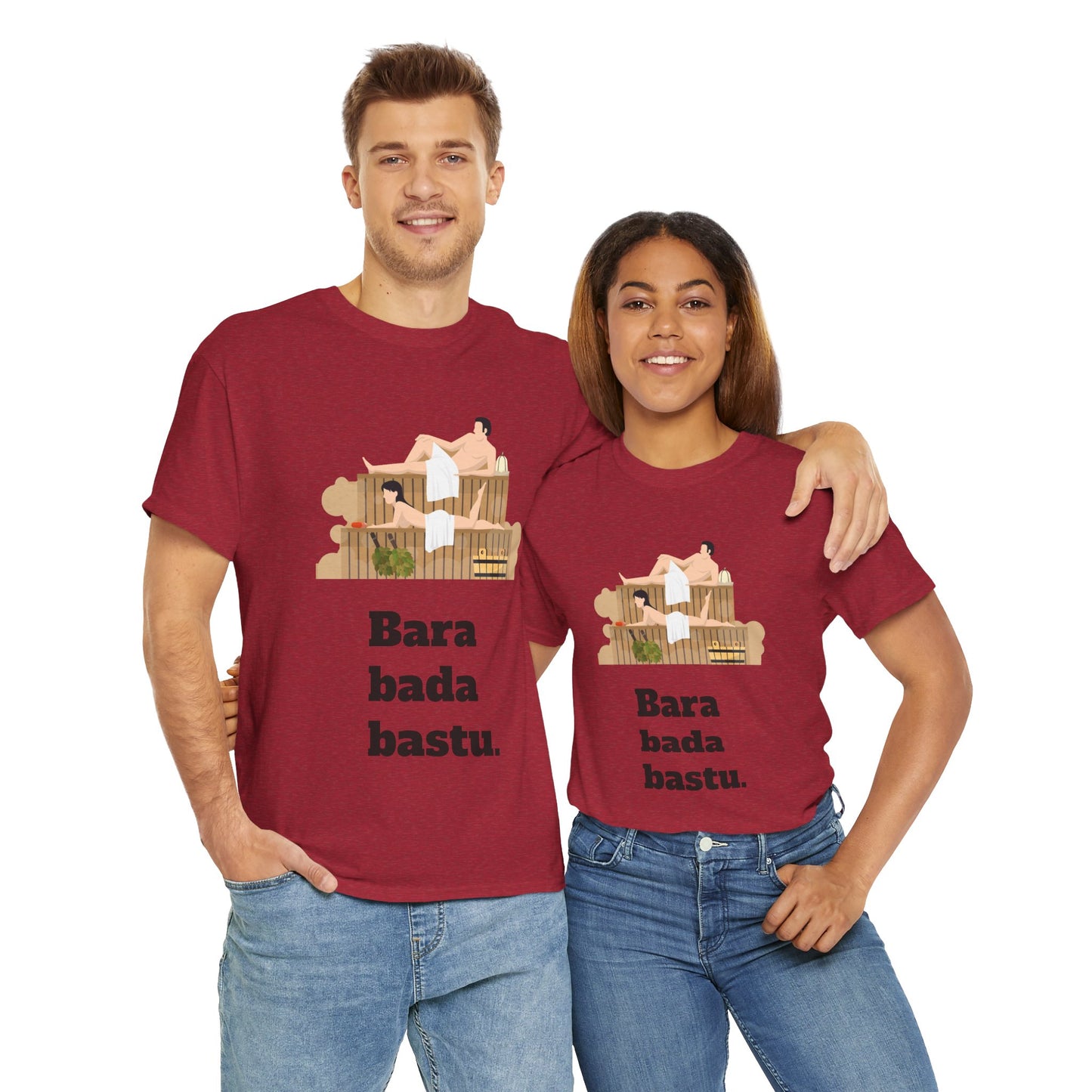 #1 Unisex Cotton Tee - Bara bada bastu!