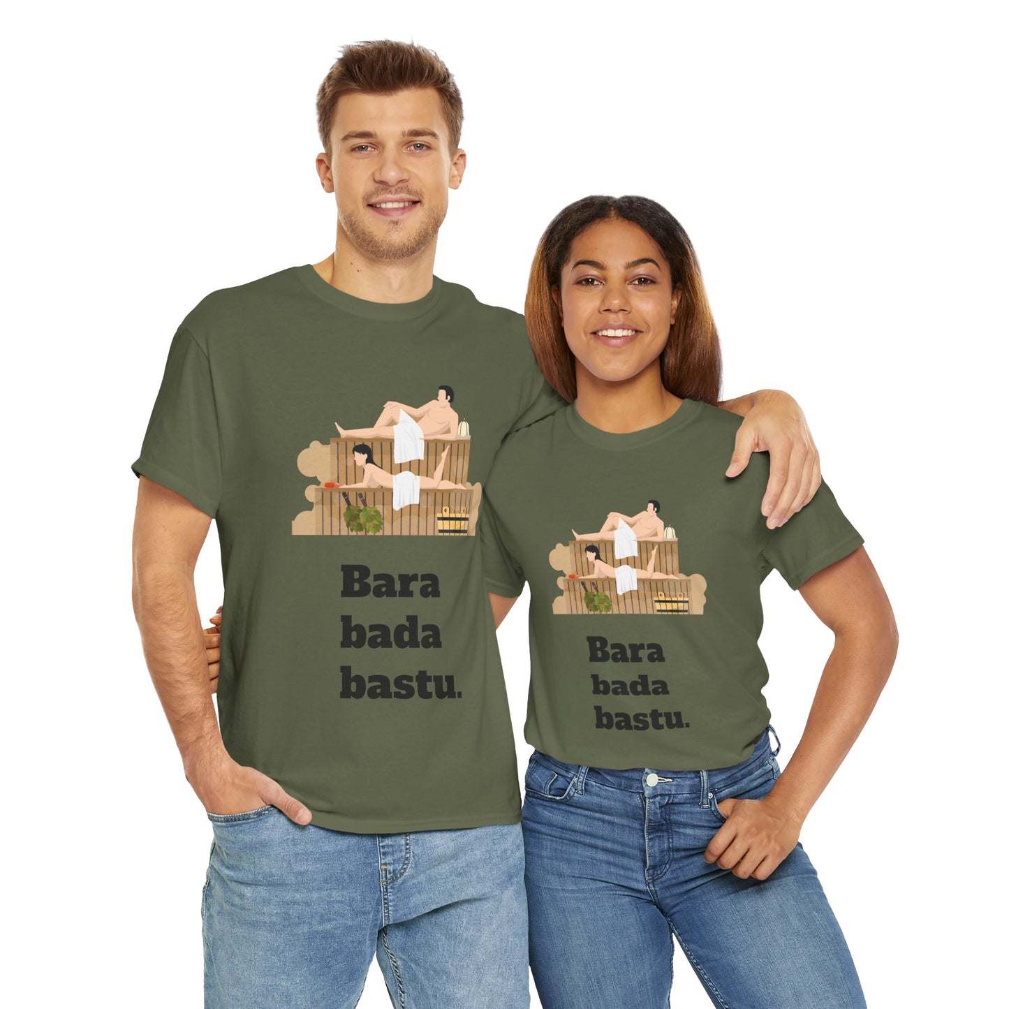 #1 Unisex Cotton Tee - Bara bada bastu!