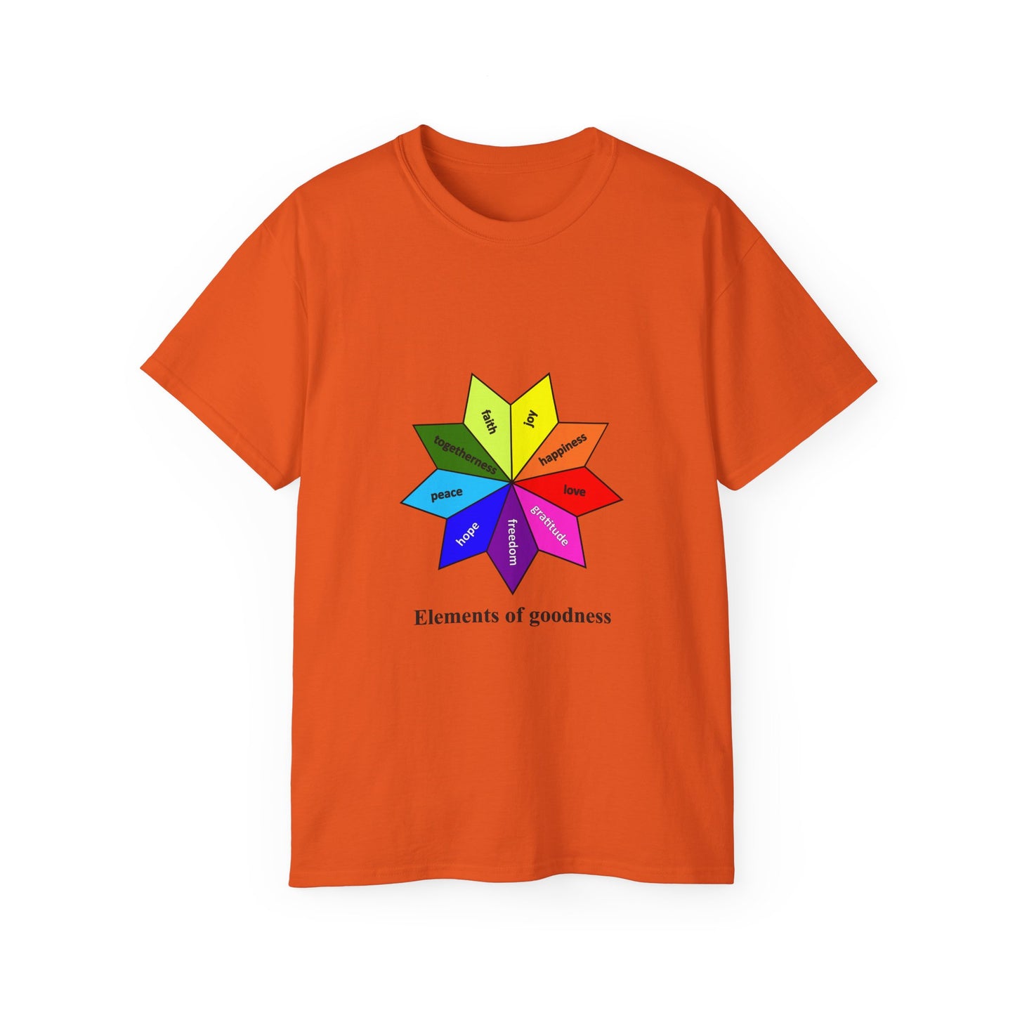 Unisex Ultra Cotton Tee - Elements of Goodness; Positive Vibes T-shirt