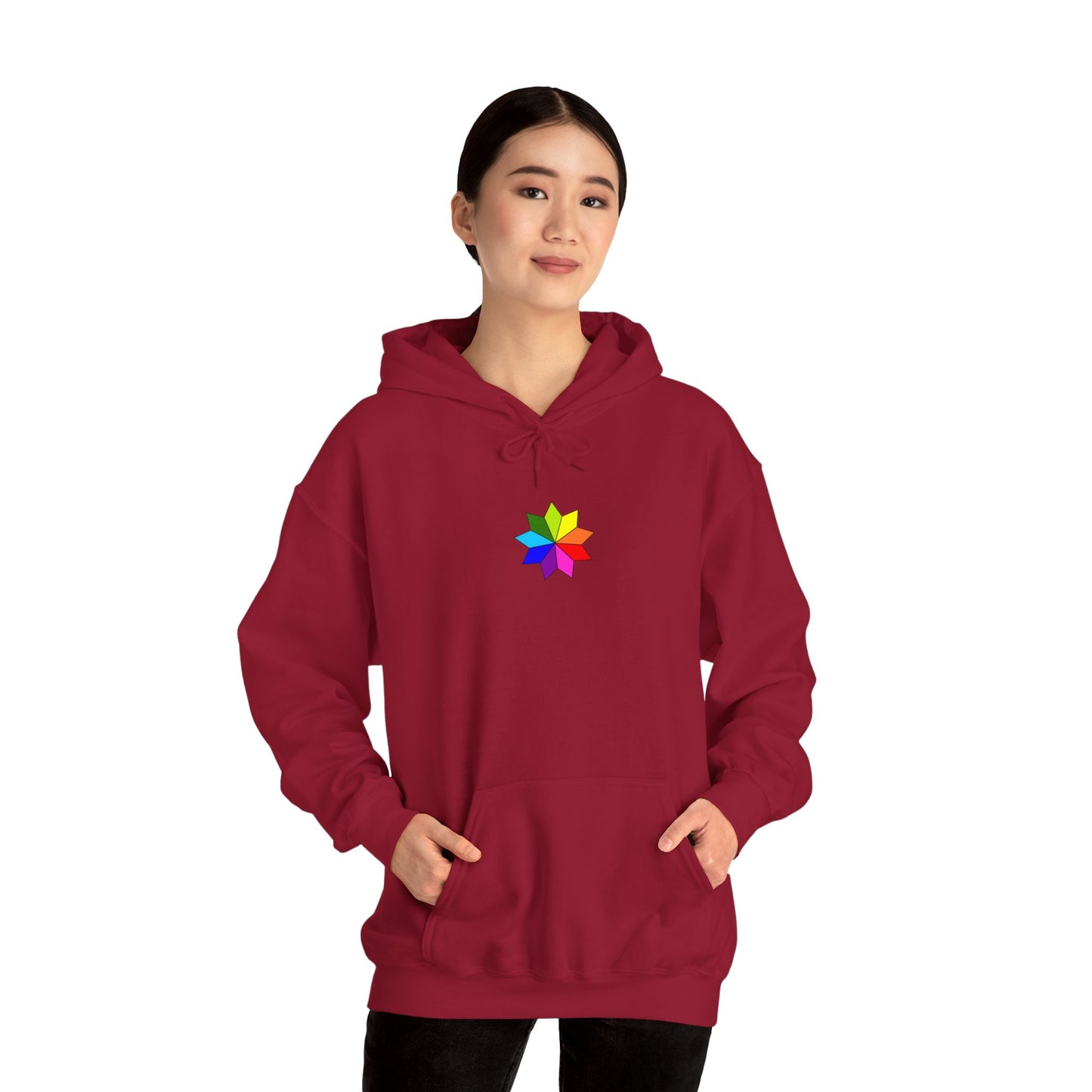 #8 Colorful Inspirational Hoodie - "Elements of Goodness" & "Shape Your Mind, Shape Your Future"