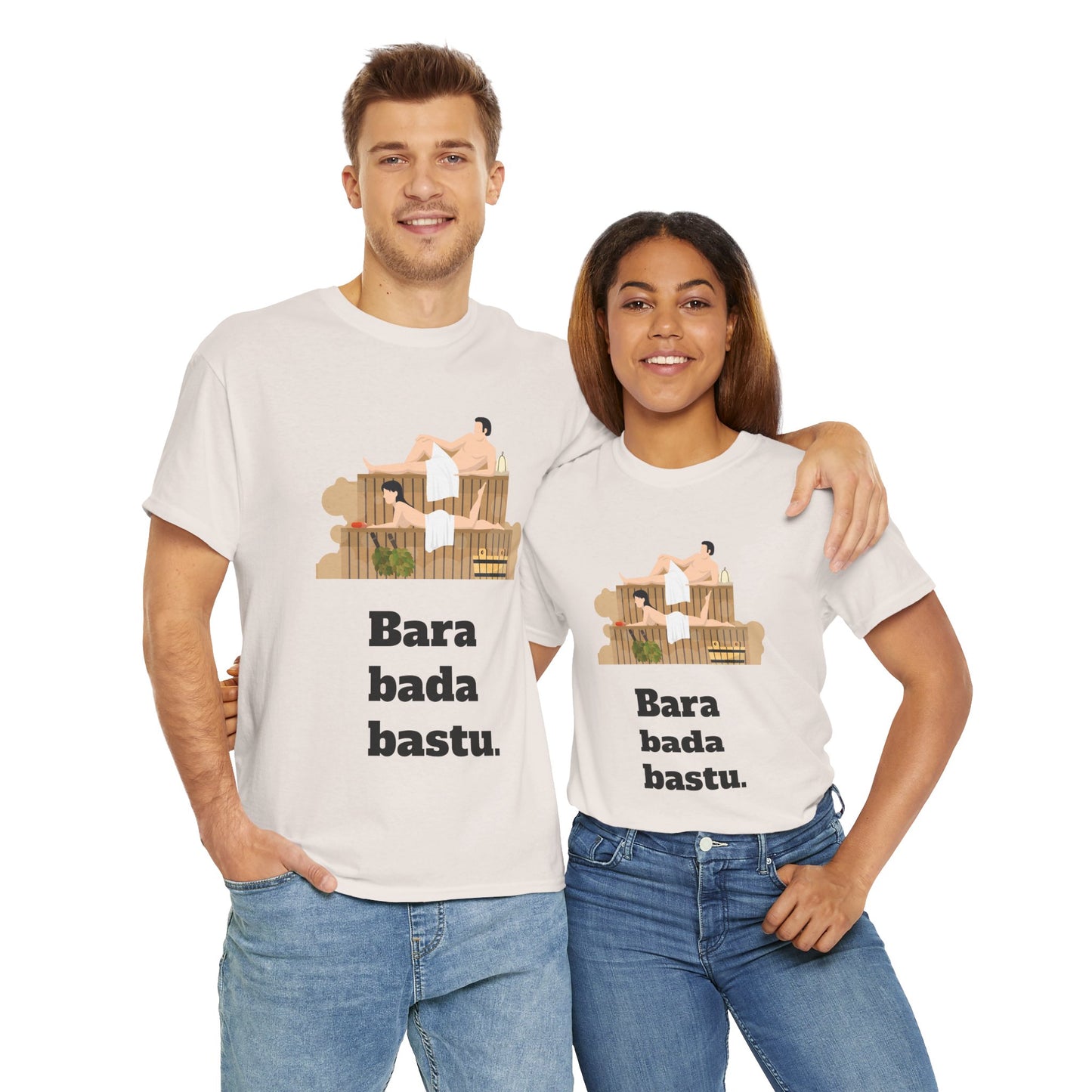 #1 Unisex Cotton Tee - Bara bada bastu!