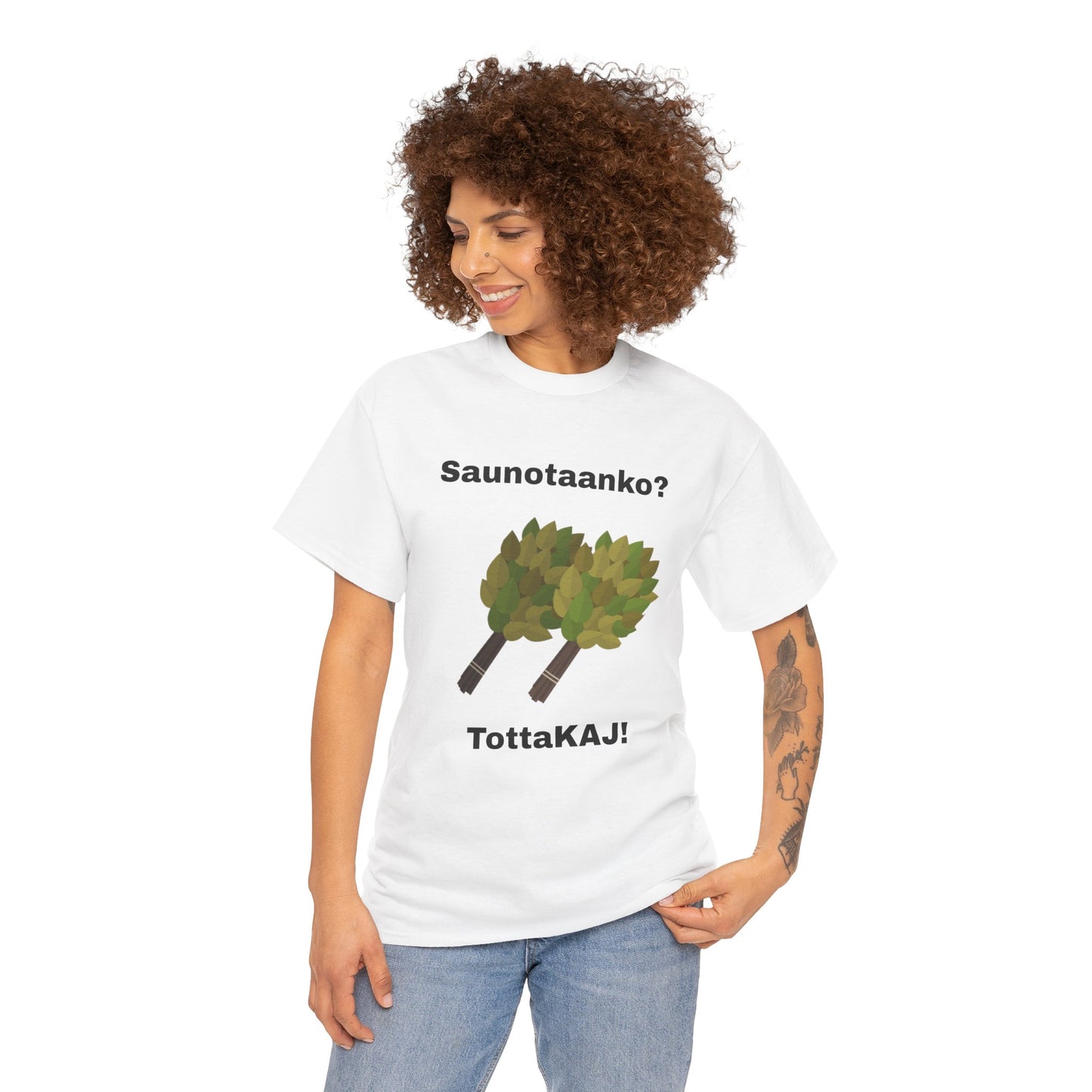 #3 Unisex Cotton Tee - Saunotaanko?