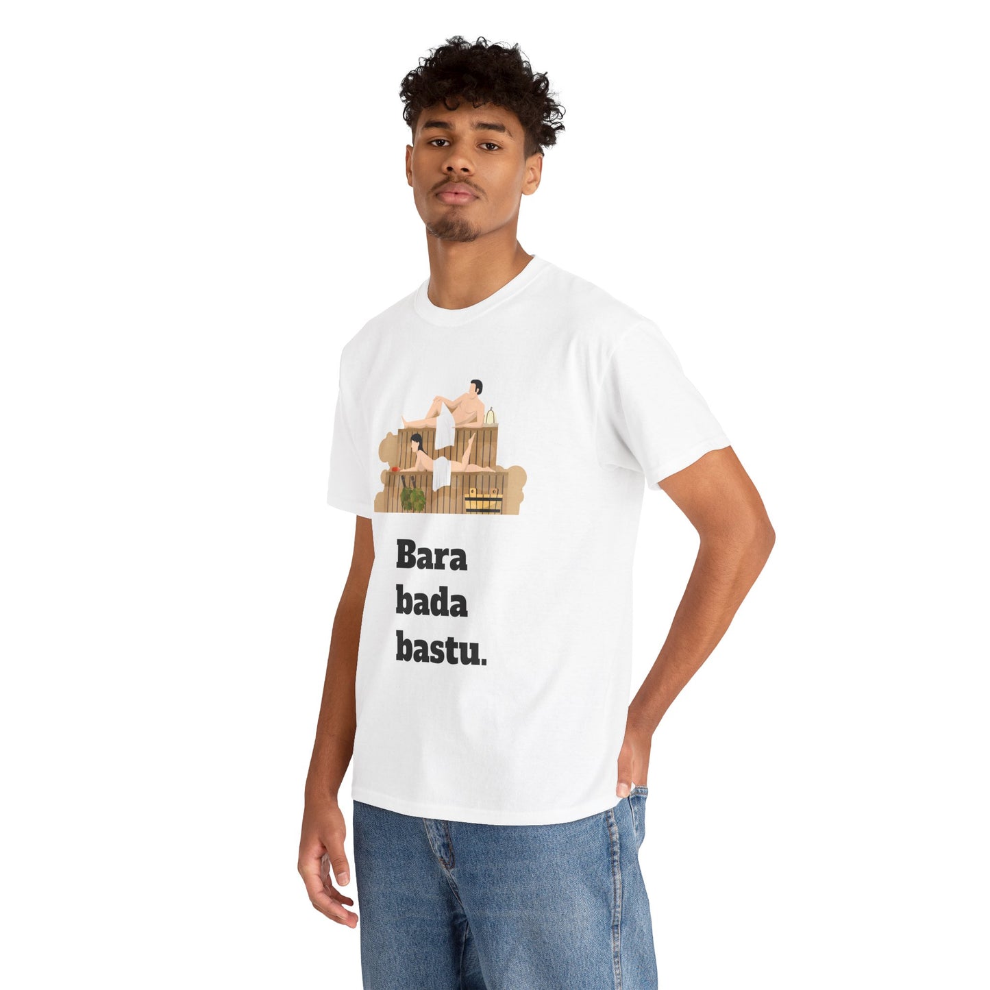 #1 Unisex Cotton Tee - Bara bada bastu!