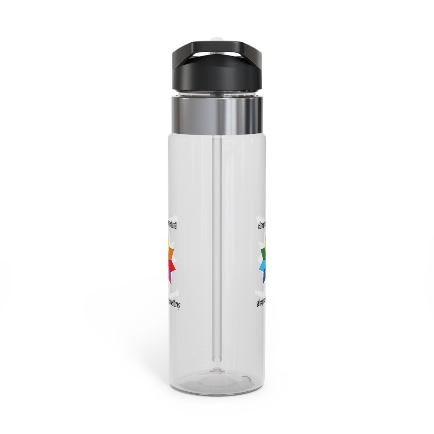 Motivational Sports Bottle - 20oz Tritan Water Bottle with 'Shape Your Mind, Shape Your Destiny' Design