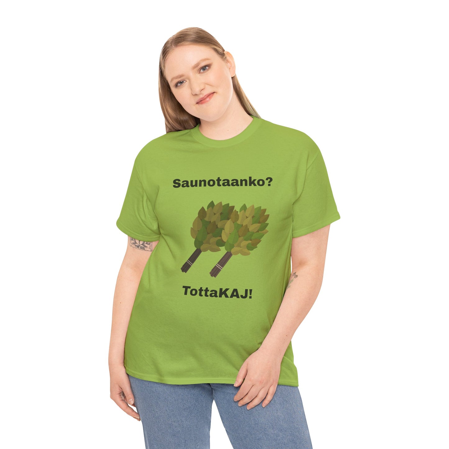 #3 Unisex Cotton Tee - Saunotaanko?