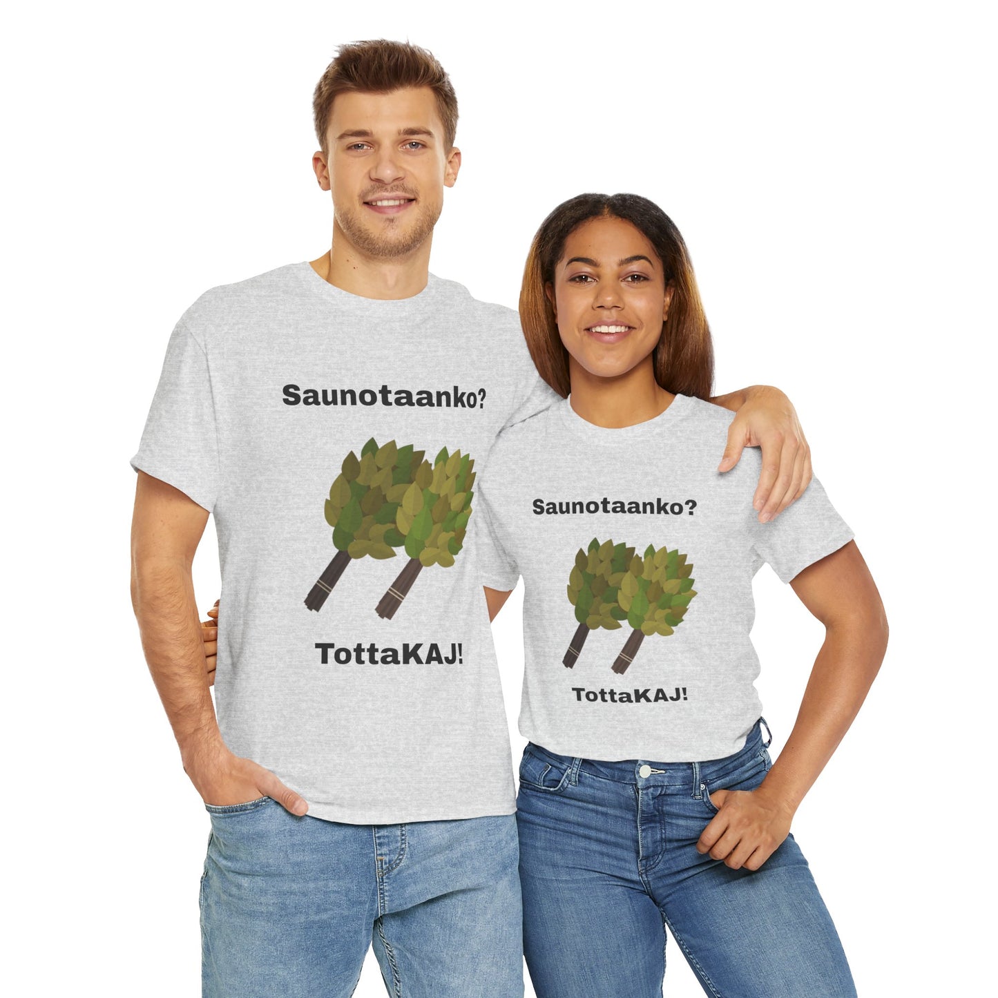 #3 Unisex Cotton Tee - Saunotaanko?