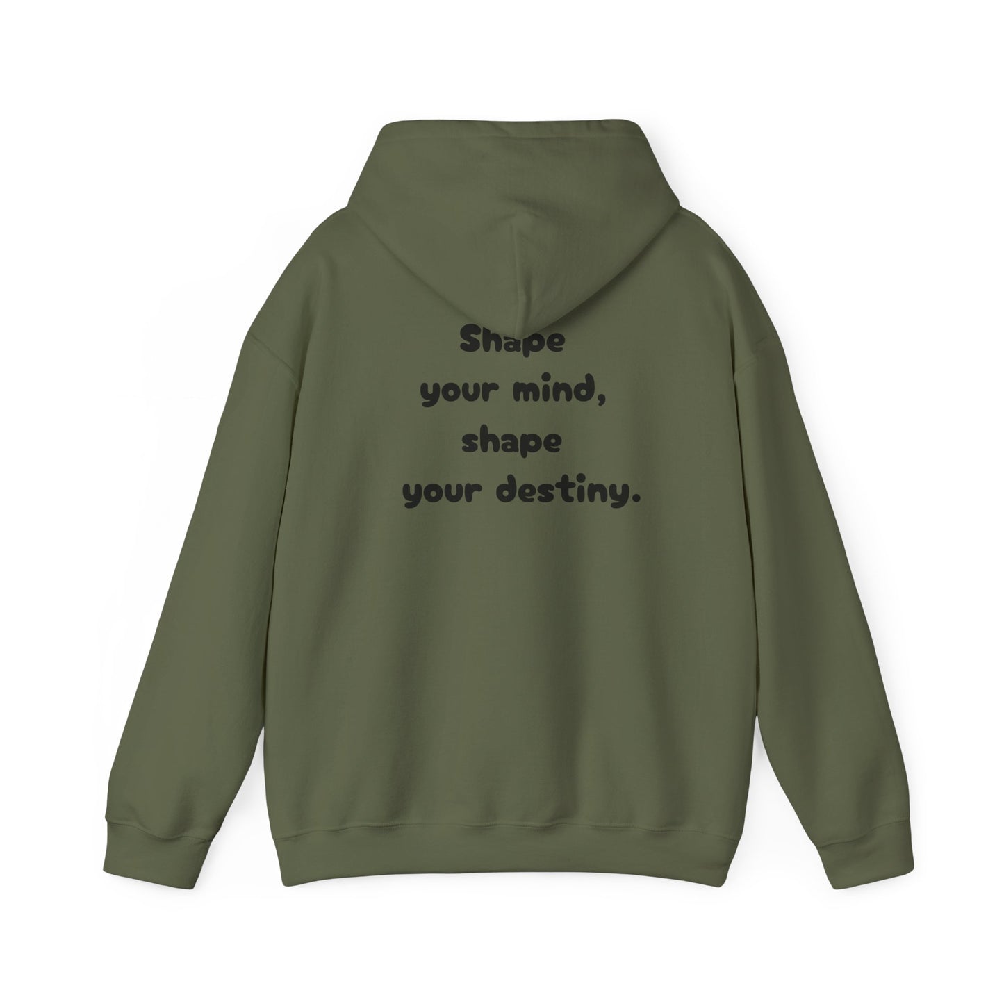 #8 Colorful Inspirational Hoodie - "Elements of Goodness" & "Shape Your Mind, Shape Your Future"