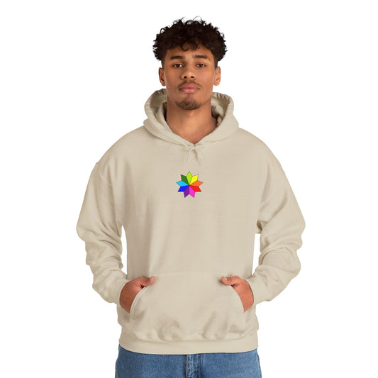 #8 Colorful Inspirational Hoodie - "Elements of Goodness" & "Shape Your Mind, Shape Your Future"