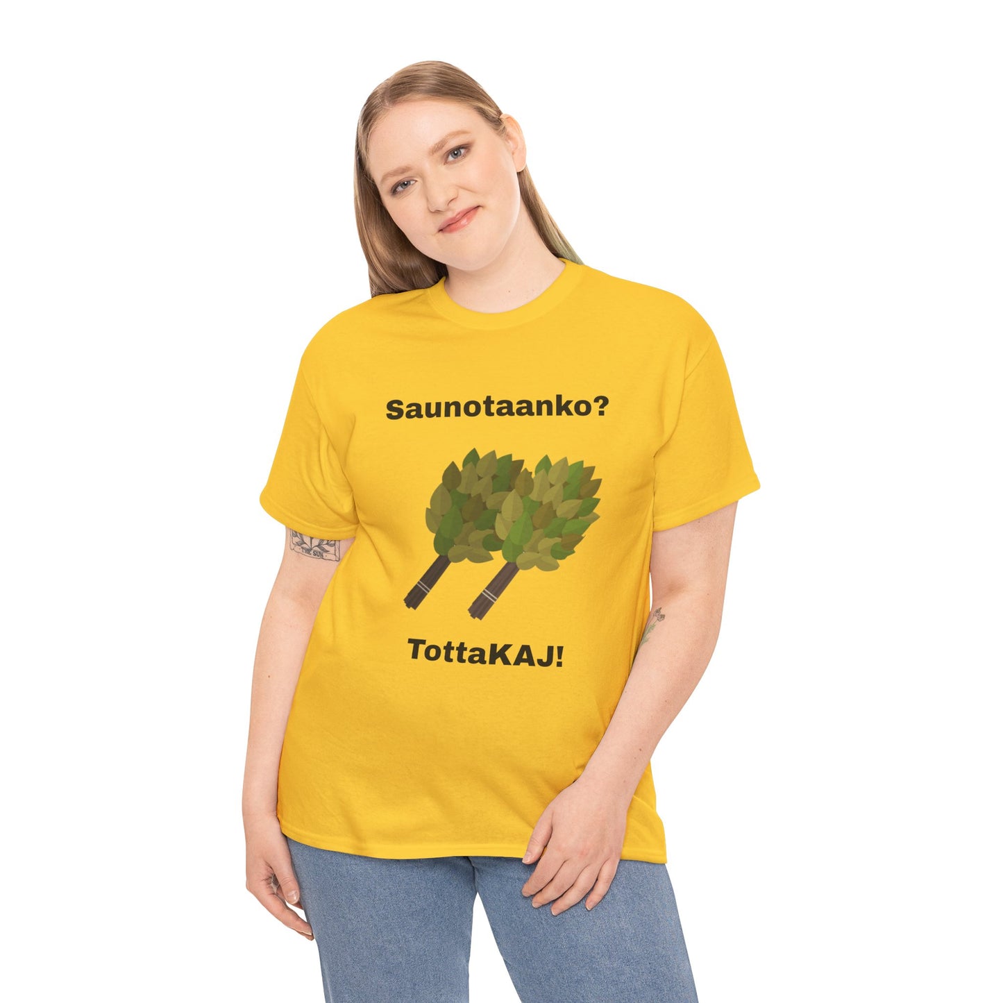 #3 Unisex Cotton Tee - Saunotaanko?