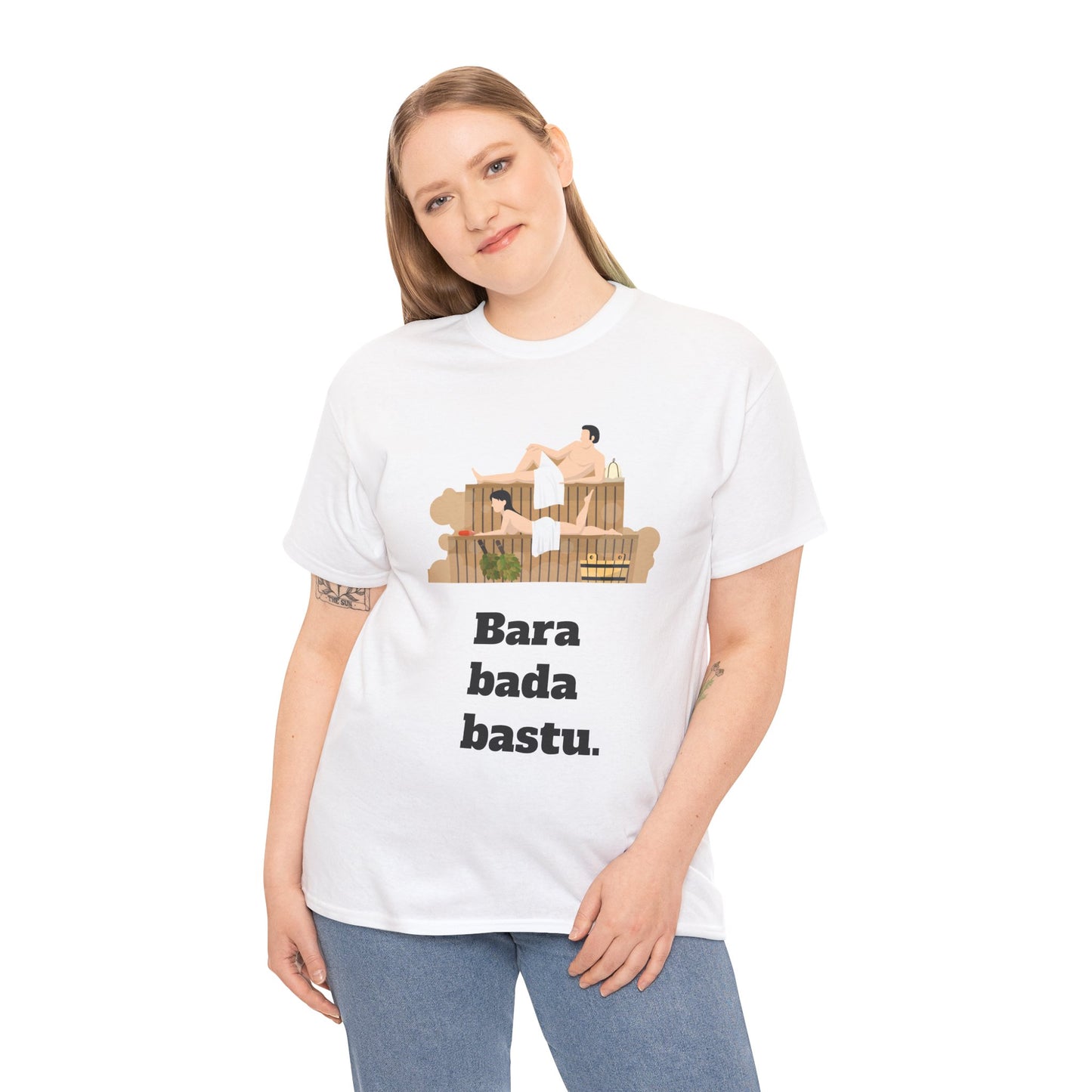 #1 Unisex Cotton Tee - Bara bada bastu!