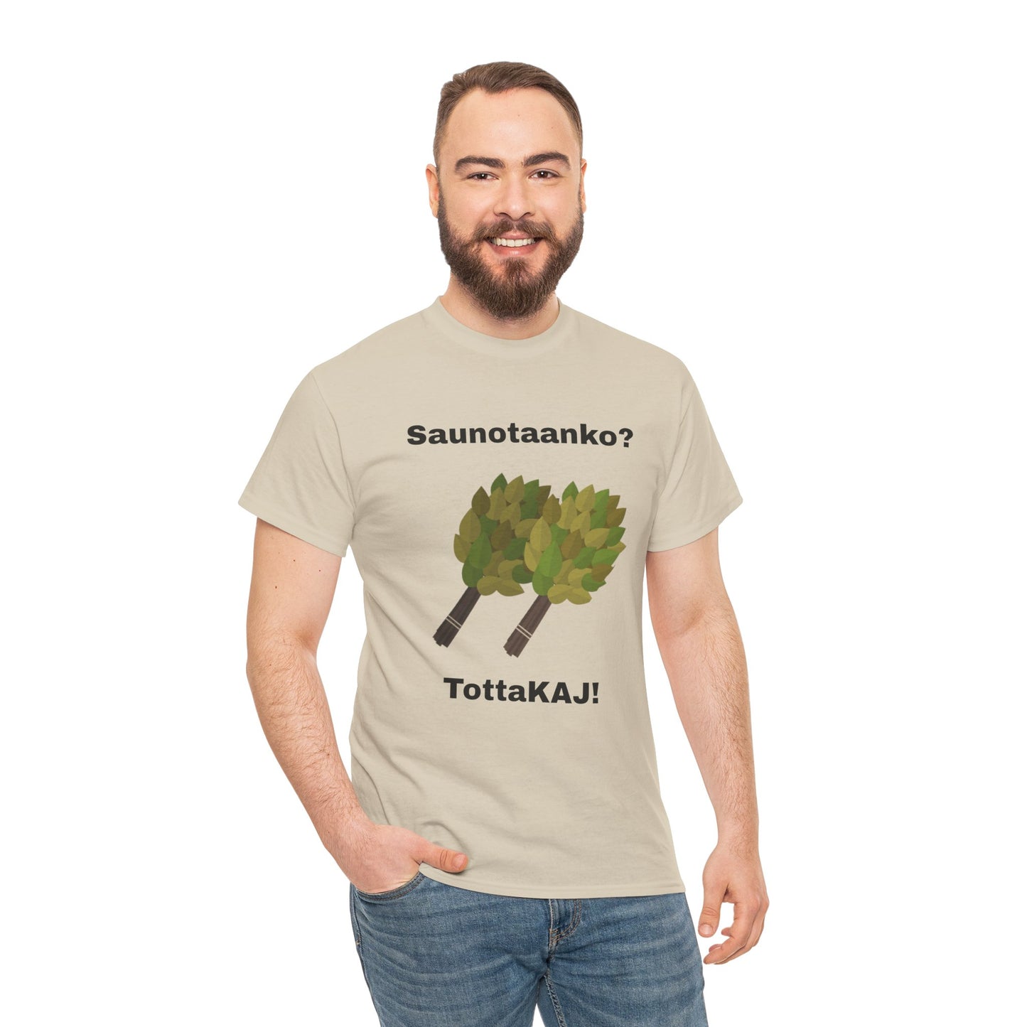 #3 Unisex Cotton Tee - Saunotaanko?