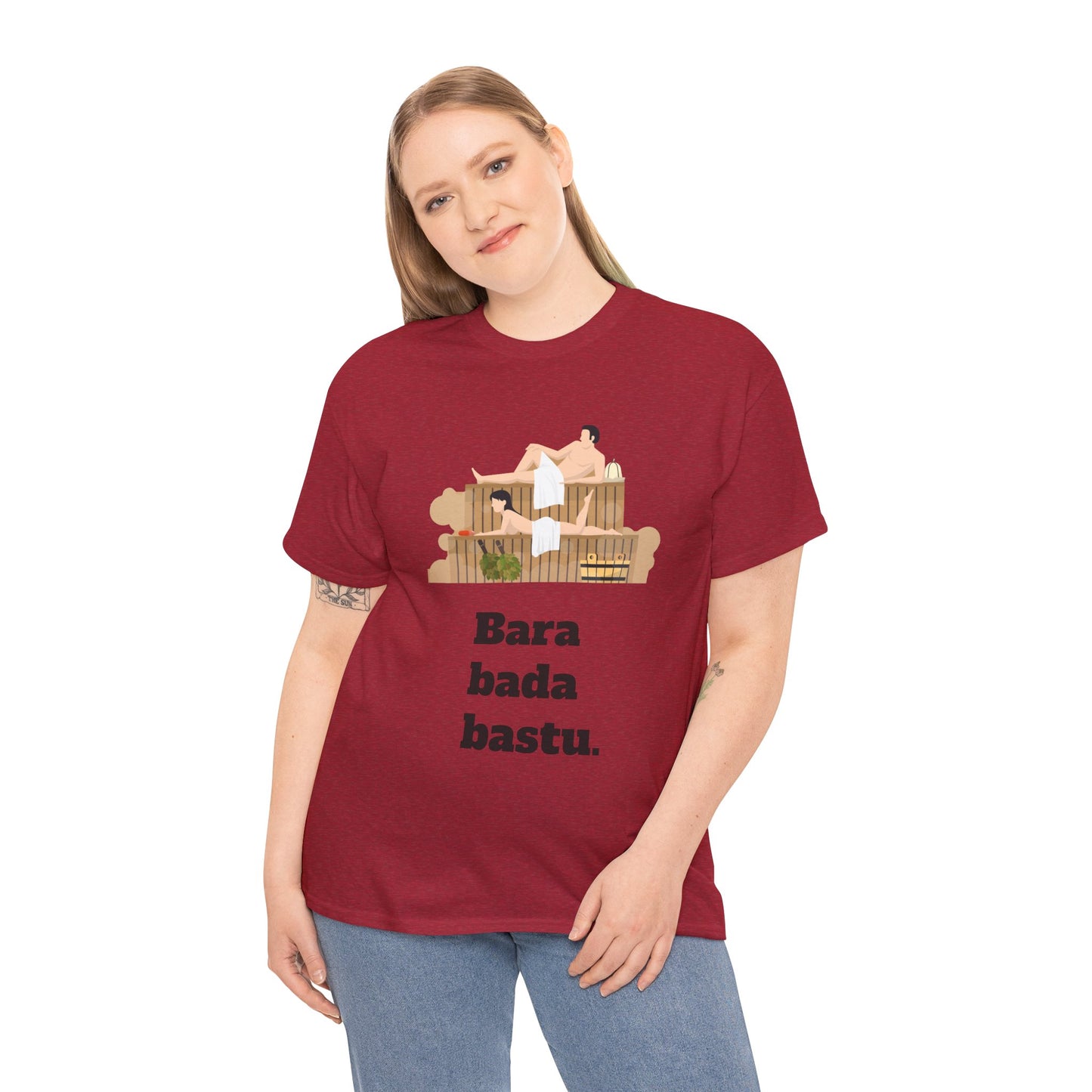 #1 Unisex Cotton Tee - Bara bada bastu!