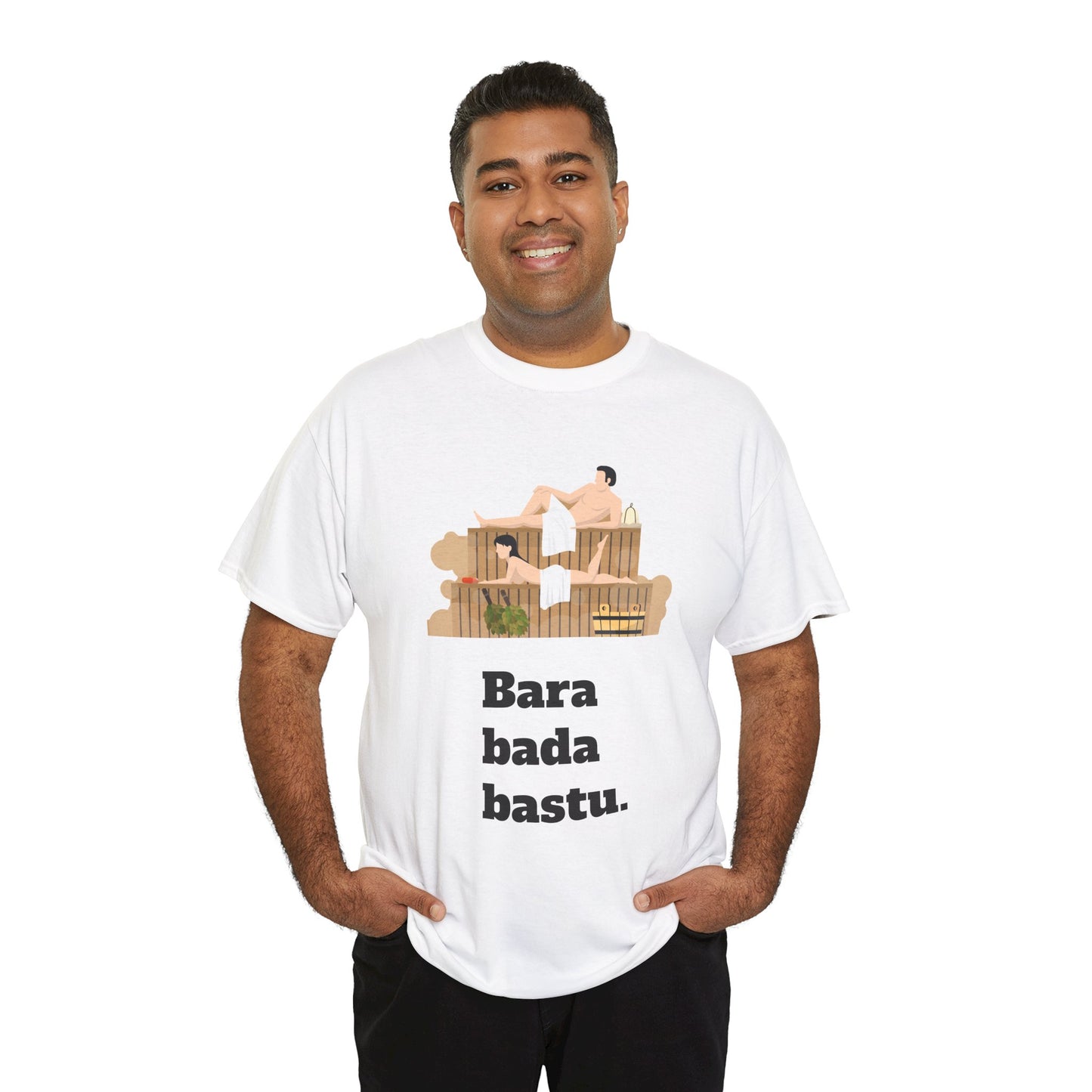 #1 Unisex Cotton Tee - Bara bada bastu!