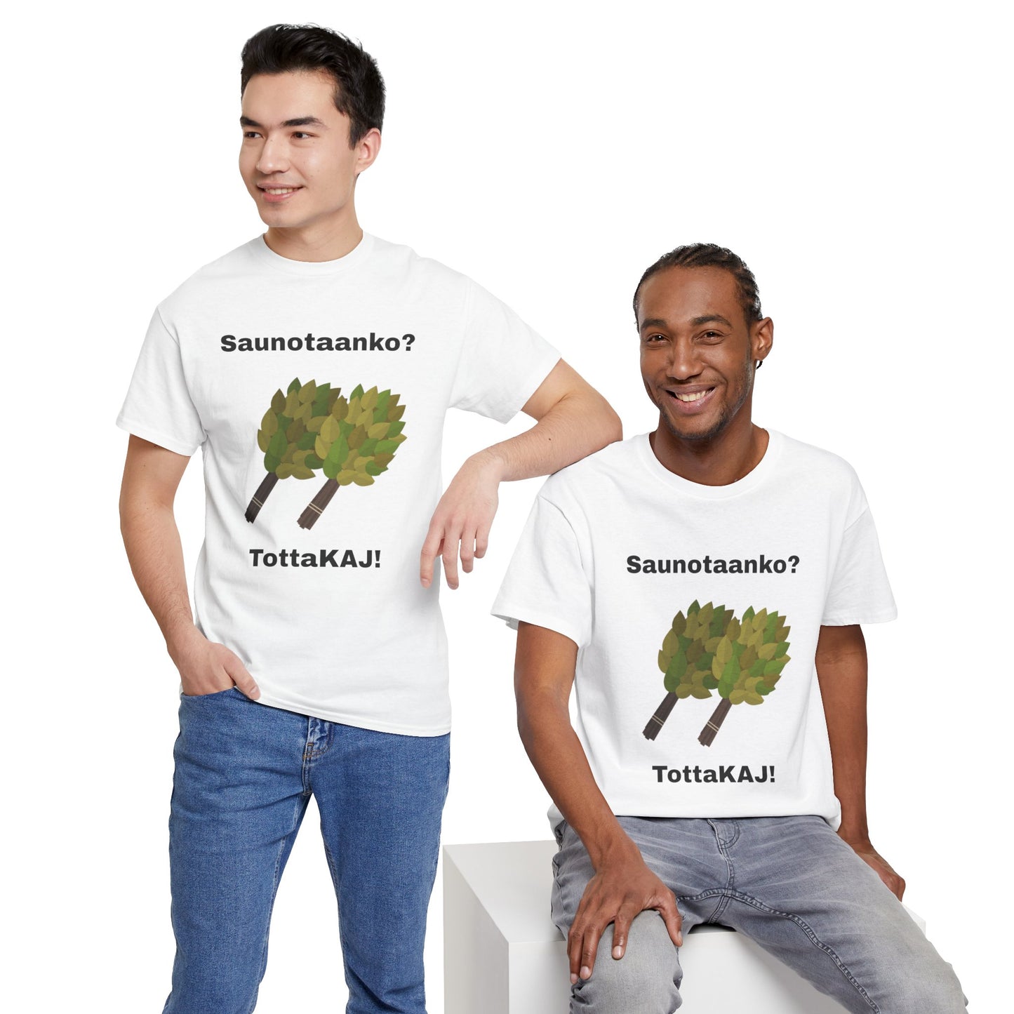 #3 Unisex Cotton Tee - Saunotaanko?