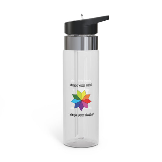 Motivational Sports Bottle - 20oz Tritan Water Bottle with 'Shape Your Mind, Shape Your Destiny' Design