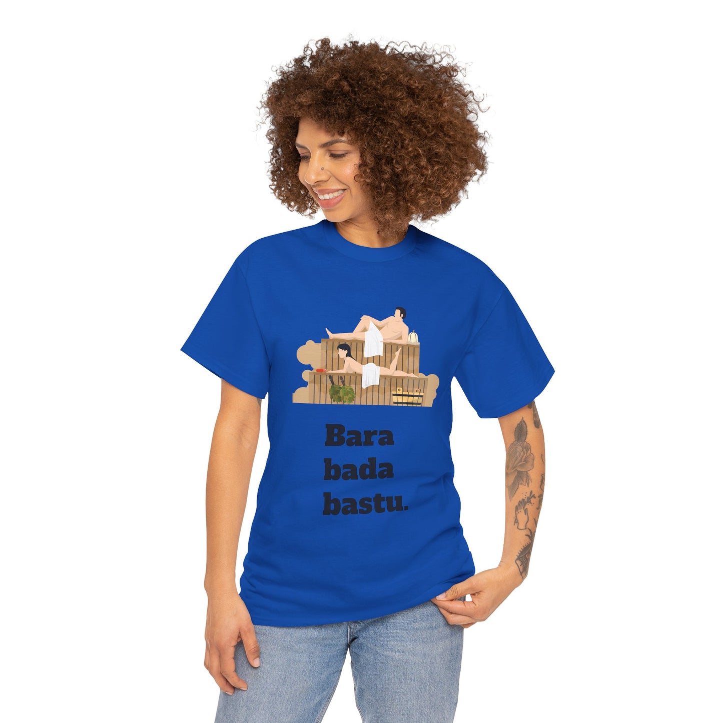 #1 Unisex Cotton Tee - Bara bada bastu!