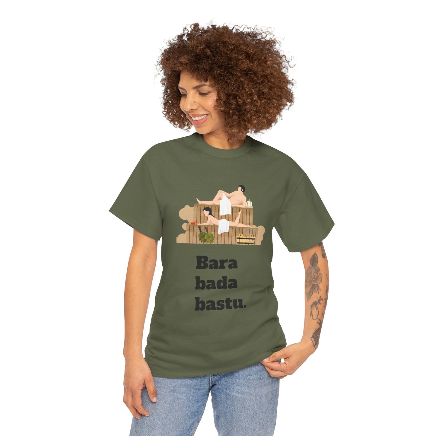 #1 Unisex Cotton Tee - Bara bada bastu!