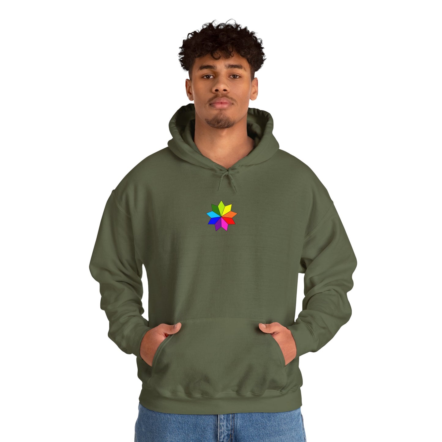 #8 Colorful Inspirational Hoodie - "Elements of Goodness" & "Shape Your Mind, Shape Your Future"