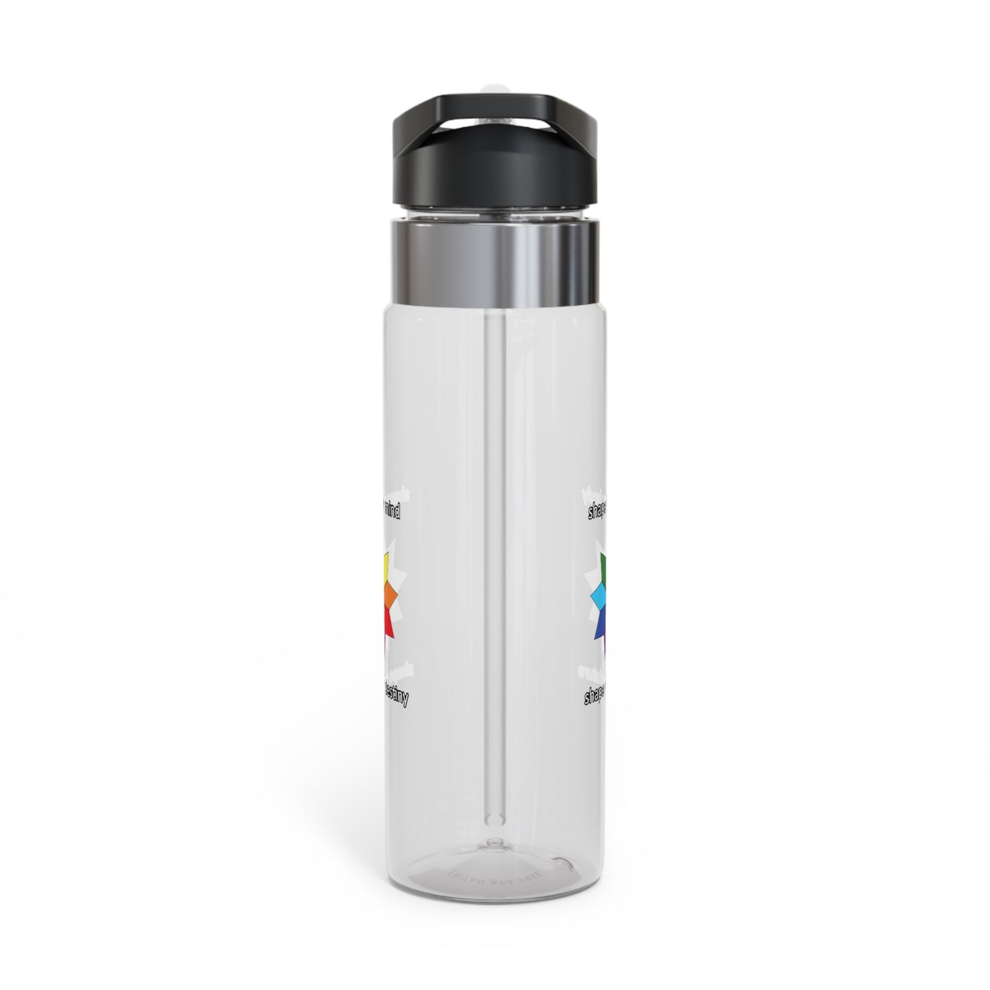 Motivational Sports Bottle - 20oz Tritan Water Bottle with 'Shape Your Mind, Shape Your Destiny' Design