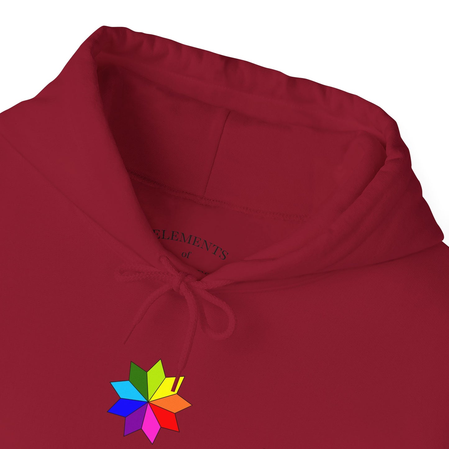 #8 Colorful Inspirational Hoodie - "Elements of Goodness" & "Shape Your Mind, Shape Your Future"