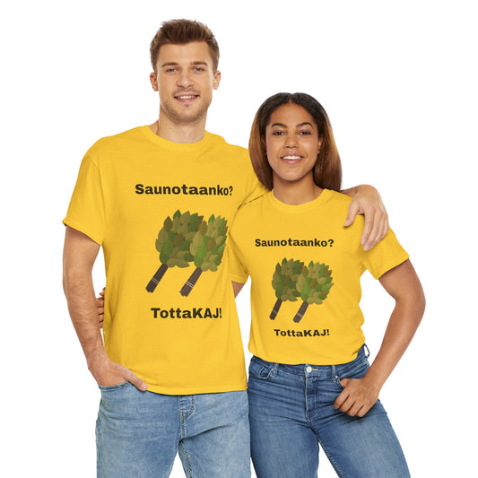 #3 Unisex Cotton Tee - Saunotaanko?