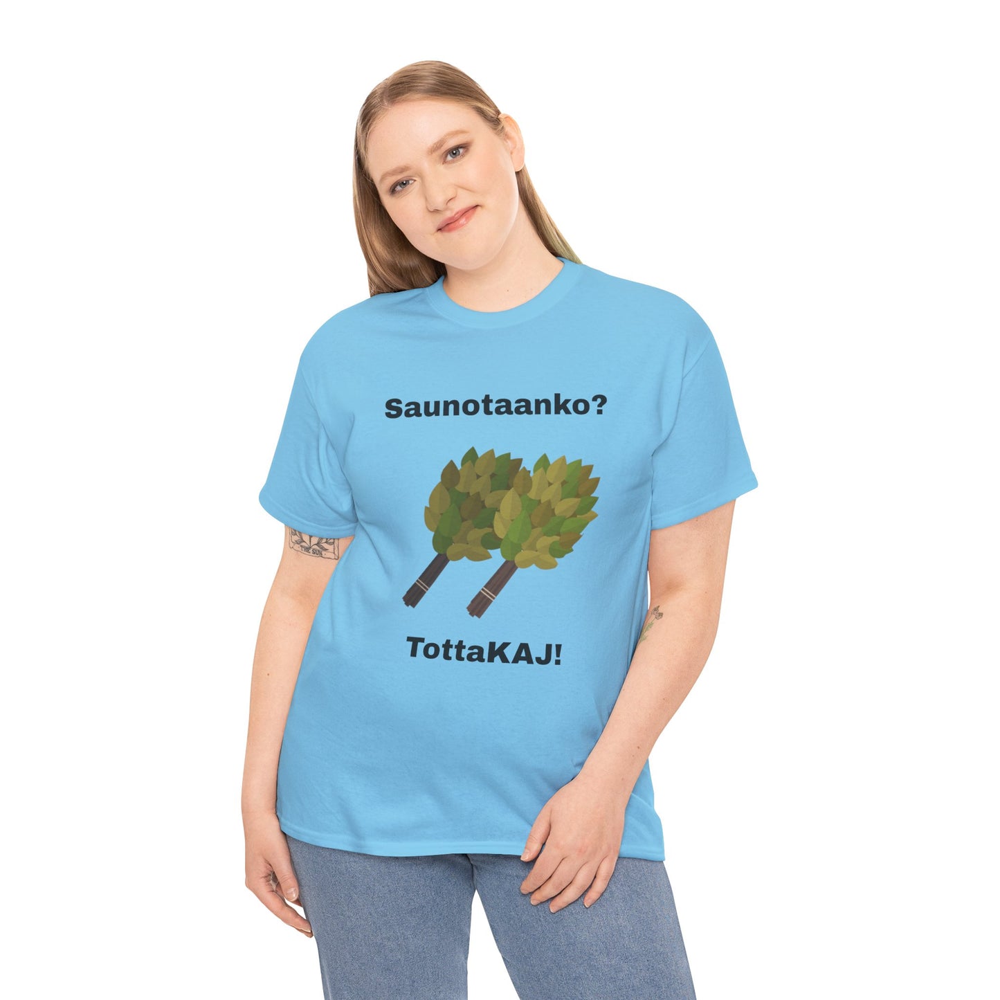 #3 Unisex Cotton Tee - Saunotaanko?