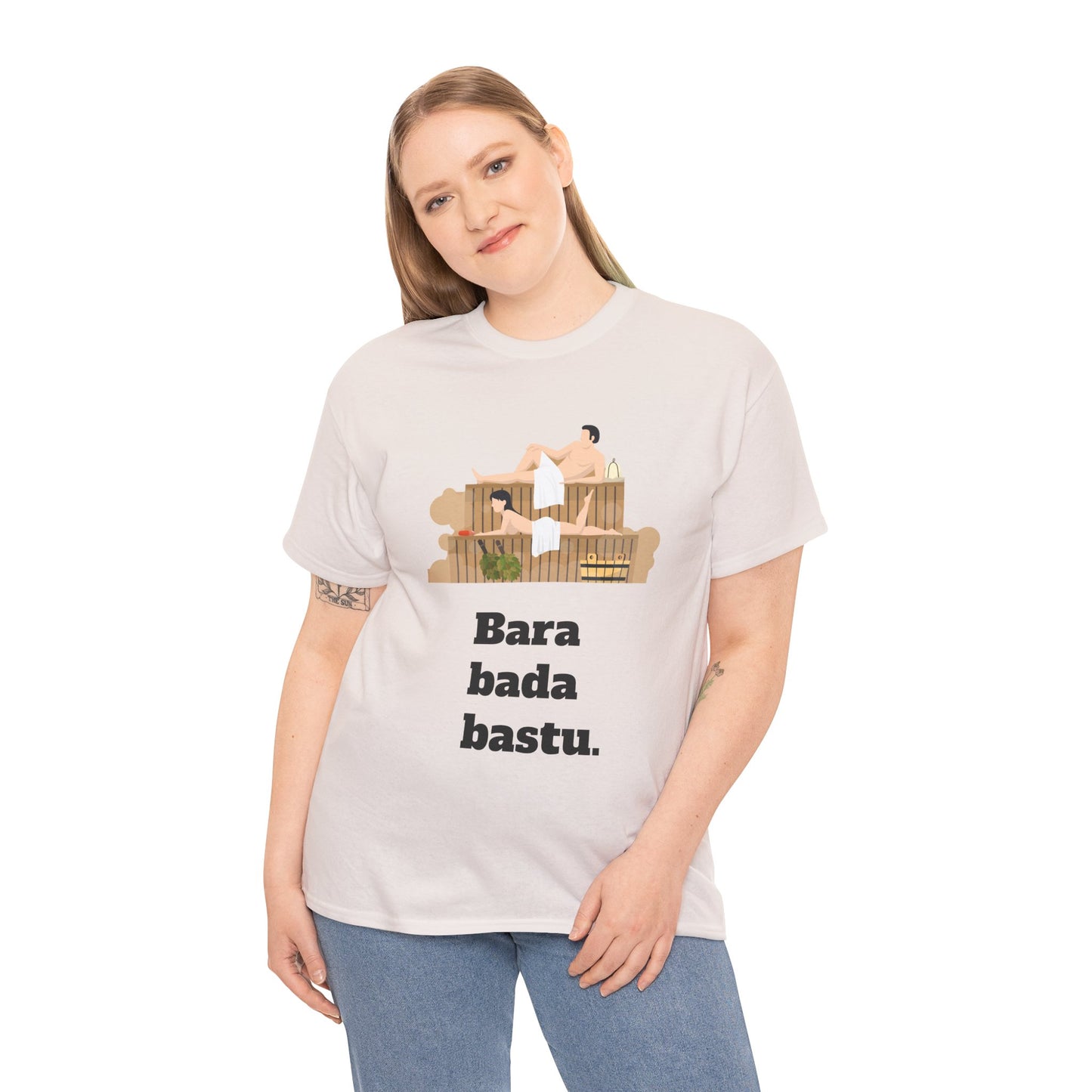 #1 Unisex Cotton Tee - Bara bada bastu!