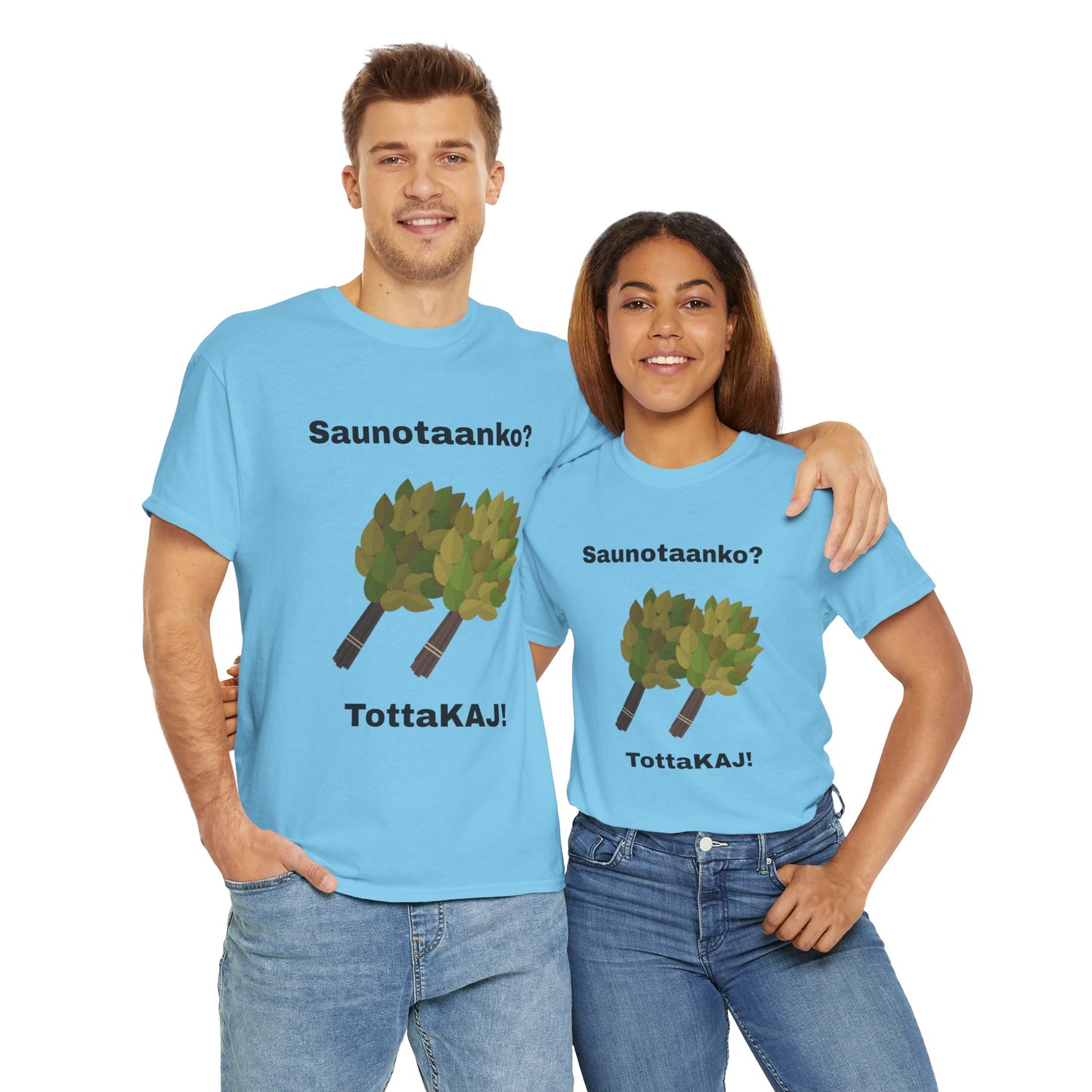 #3 Unisex Cotton Tee - Saunotaanko?
