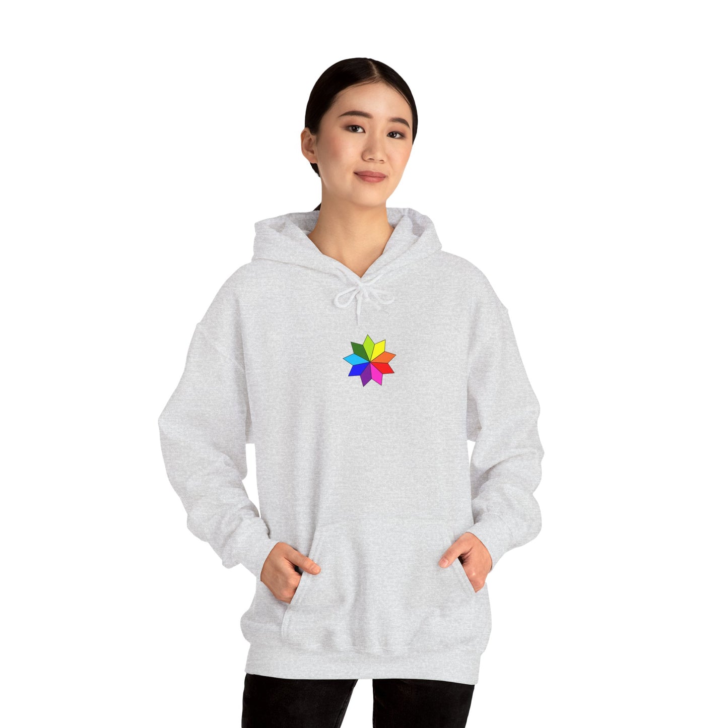 #8 Colorful Inspirational Hoodie - "Elements of Goodness" & "Shape Your Mind, Shape Your Future"