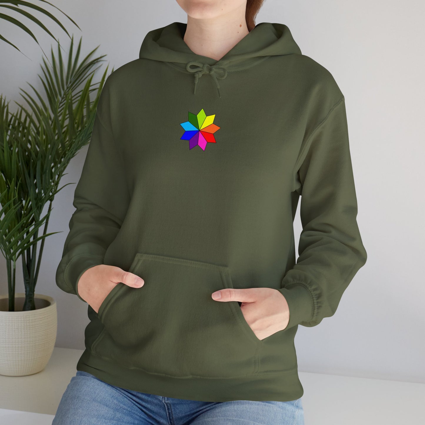 #8 Colorful Inspirational Hoodie - "Elements of Goodness" & "Shape Your Mind, Shape Your Future"