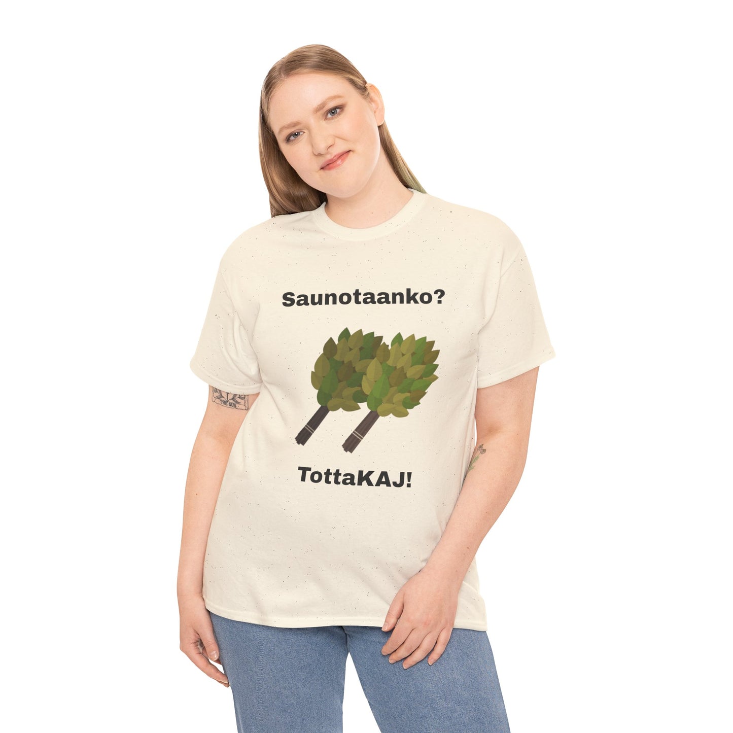 #3 Unisex Cotton Tee - Saunotaanko?