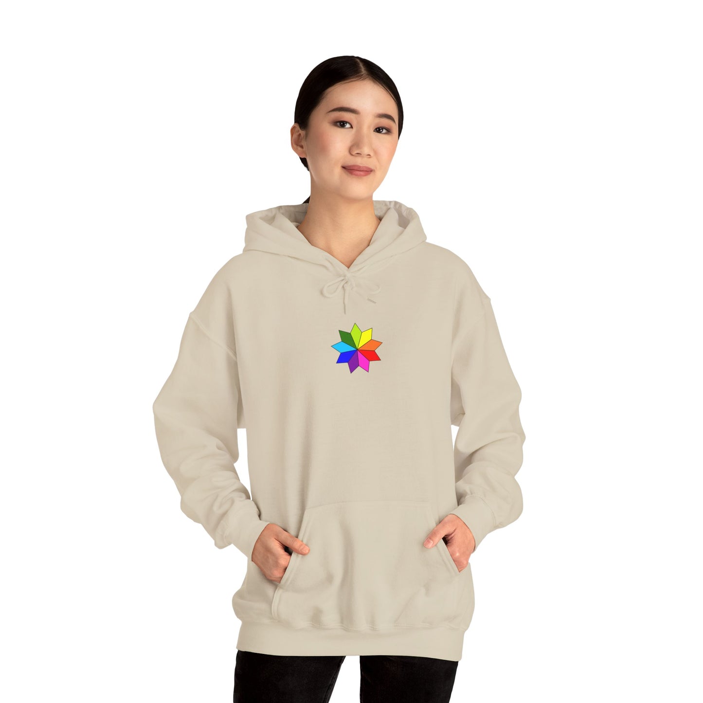 #8 Colorful Inspirational Hoodie - "Elements of Goodness" & "Shape Your Mind, Shape Your Future"