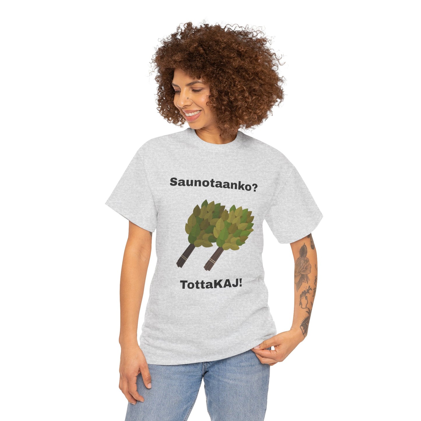 #3 Unisex Cotton Tee - Saunotaanko?